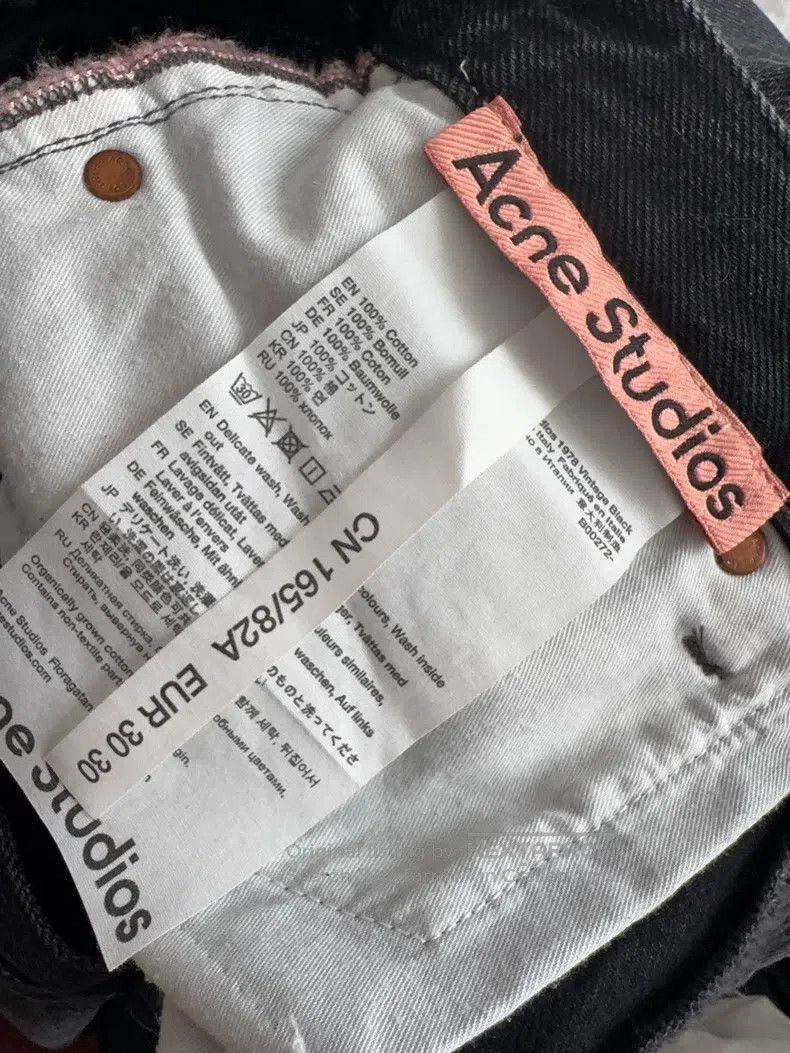 Acne Studios Acne Studios Black Denim Pants Size US 30 / EU 46 - 3 Thumbnail