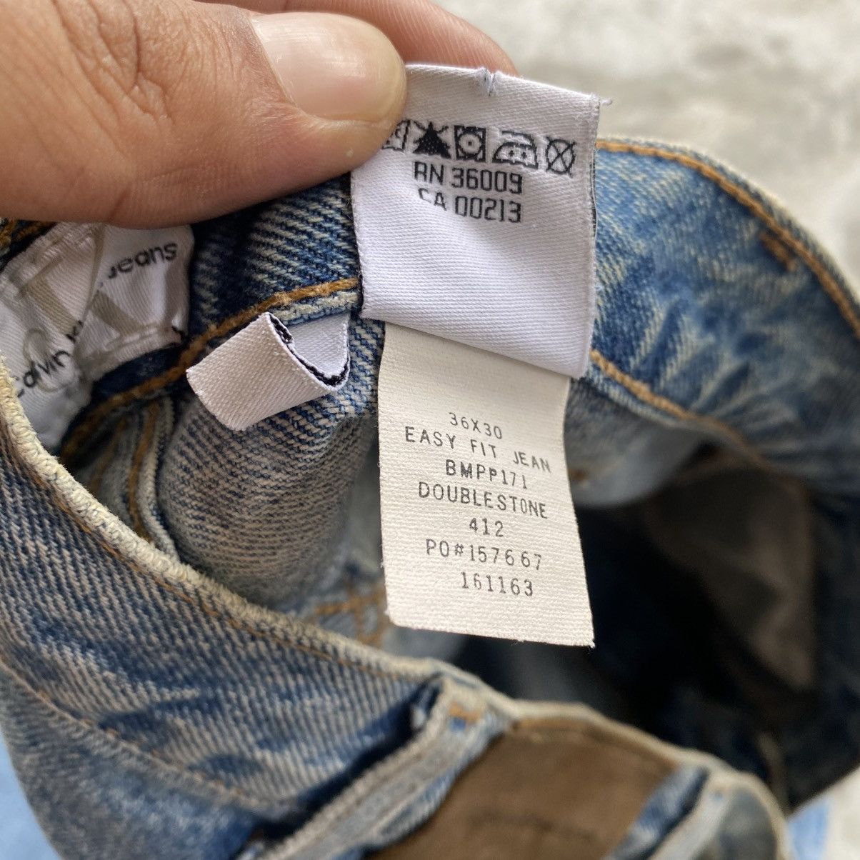 Hysteric Glamour × If Six Was Nine × Le Grande Bleu (L.G.B.) Vintage 90's Calvin Klein Jeans w36 Size US 36 / EU 52 - 8 Thumbnail