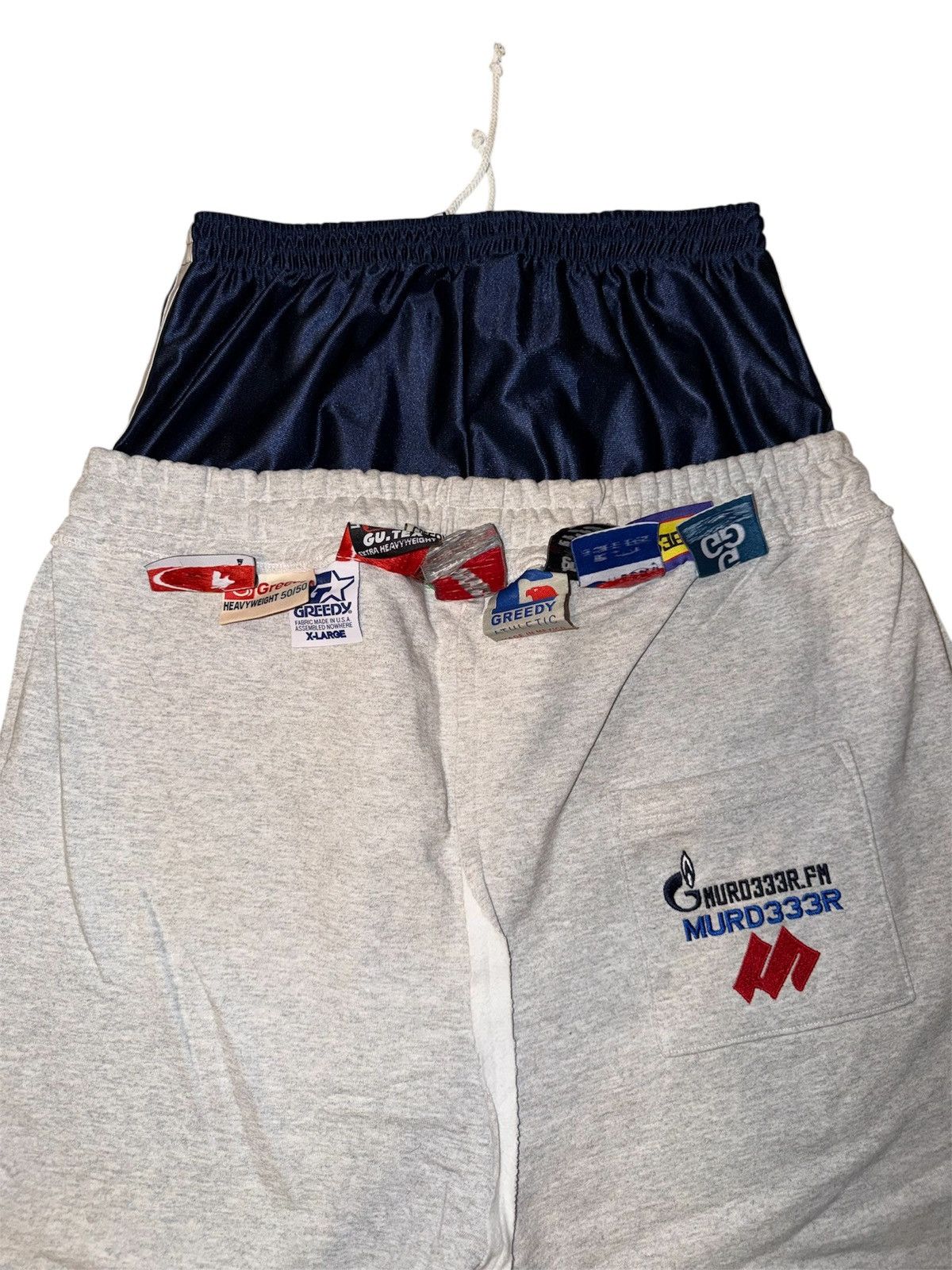 Greedy Unit × murd333r.fm Greedy Unit x Murd333r.Fm x ComplexCon Grey Sweatpants Size US 34 / EU 50 - 4 Thumbnail