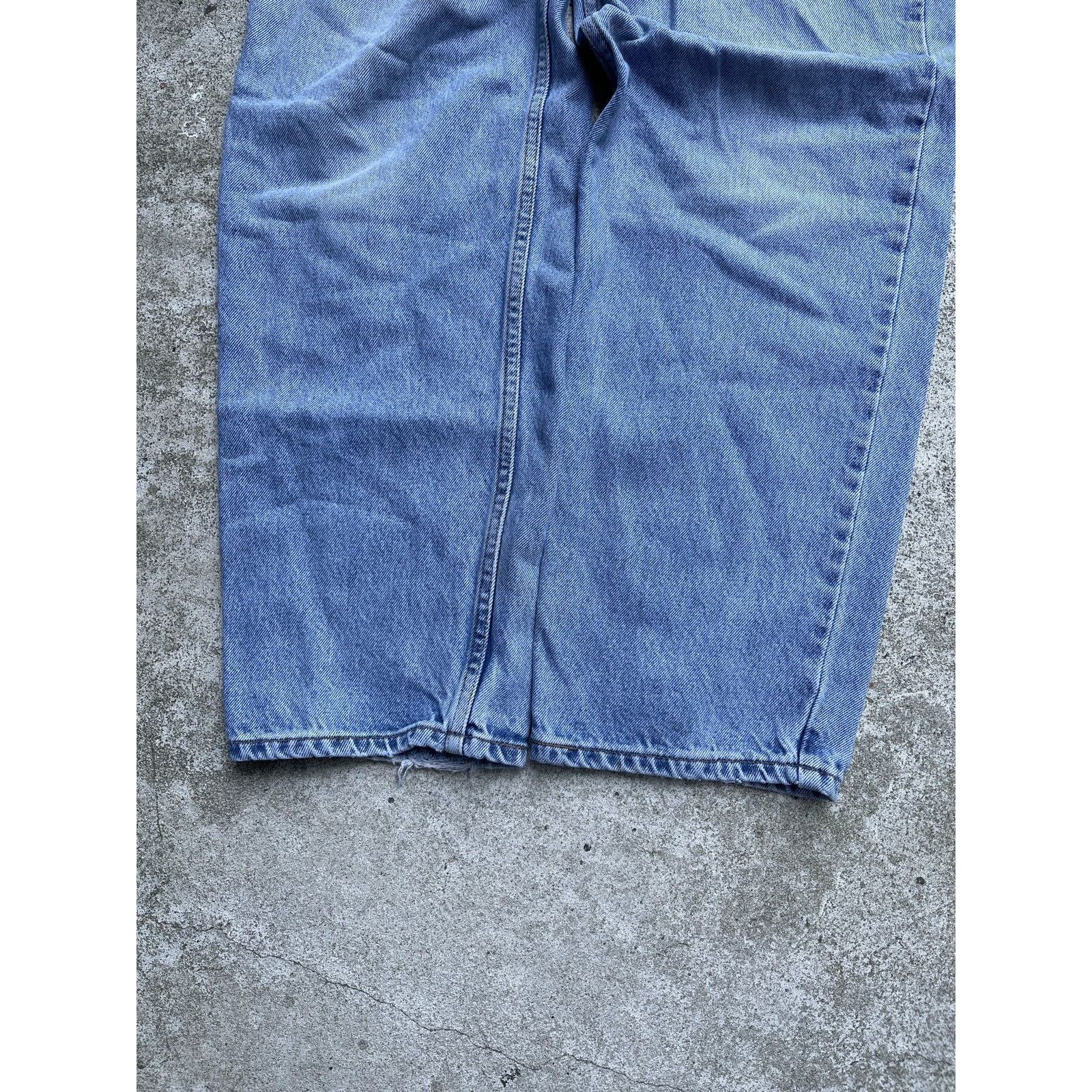 Levi's VINTAGE LEVI’S 550 LIGHT WASH DENIM JEANS Size US 35 - 7 Thumbnail