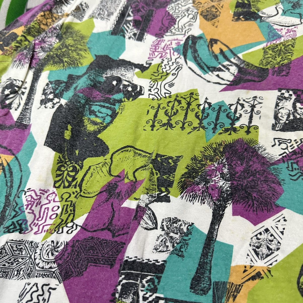 Vintage Vtg 90s Overprint pop art Size US XL / EU 56 / 4 - 7 Thumbnail