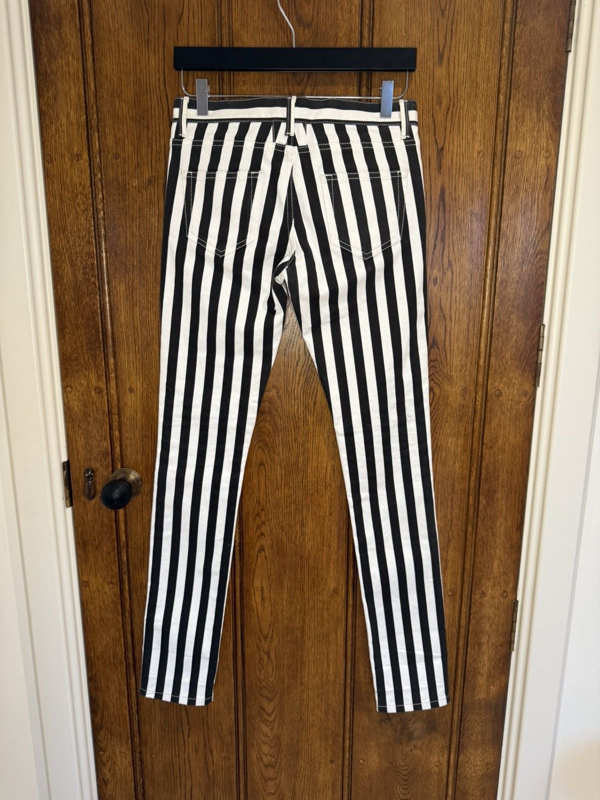 Saint Laurent Paris SS14 Saint Laurent black white skinny jeans Hedi Slimane 26 Size US 26 / EU 42 - 8 Thumbnail