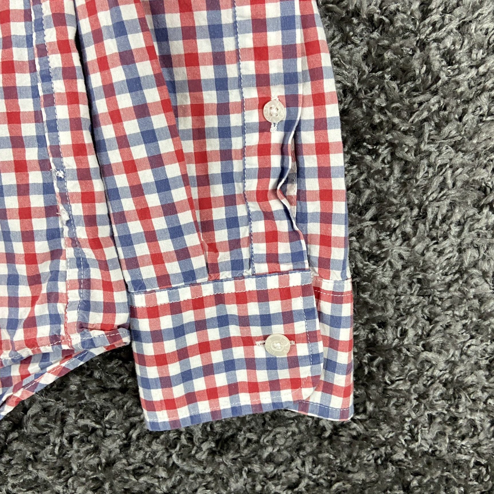 J.Crew J. Crew Button-Up Shirt Plaid Long Sleeve Men’s M Blue Red Multicolor Cotton Shirt Size US M / EU 48-50 / 2 - 3 Thumbnail