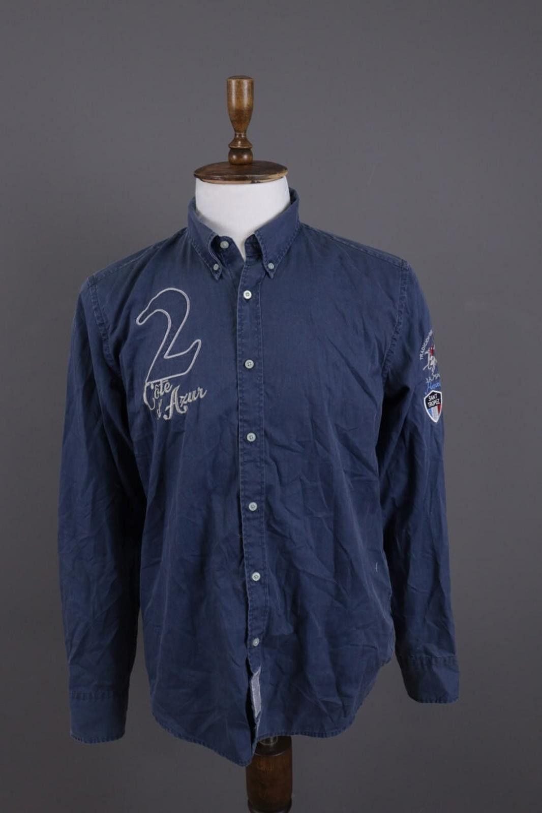 La Martina LA MARTINA Buenos Aires Blue Long Sleeve Button Shirt Size L Size US L / EU 52-54 / 3 - 1 Thumbnail