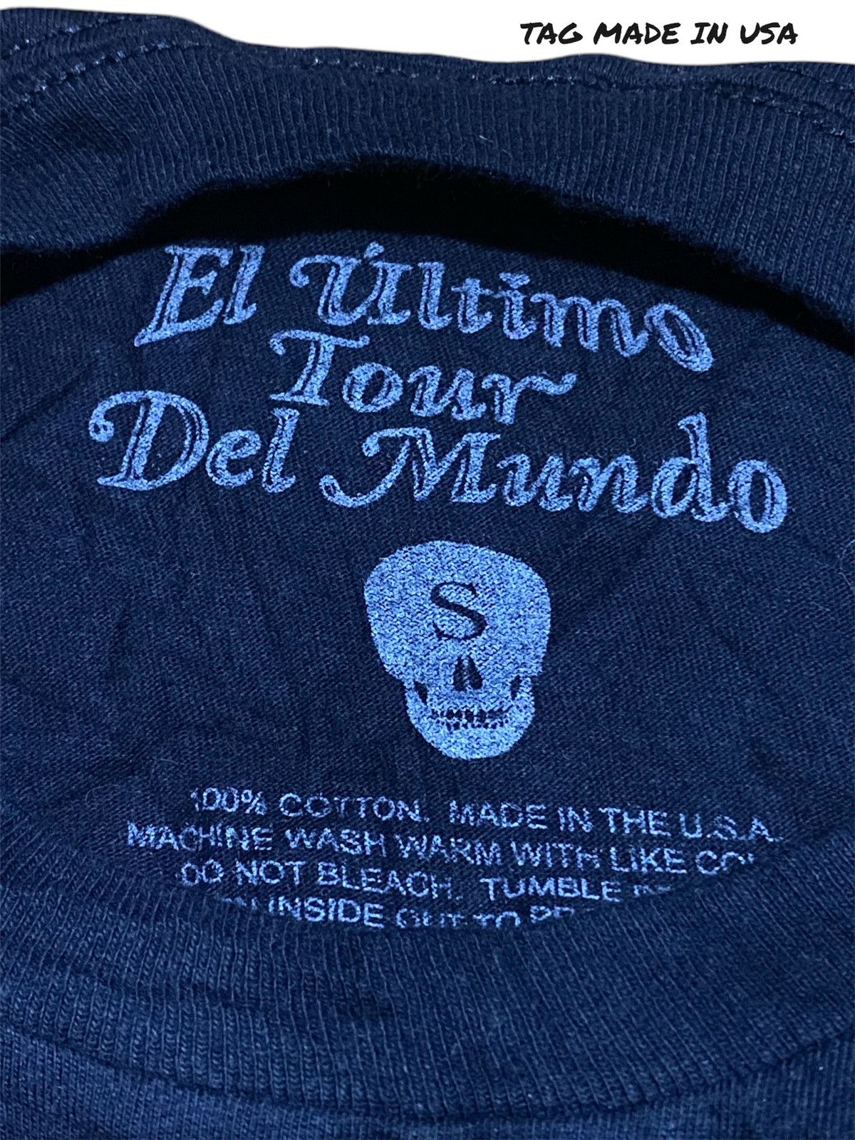 Band Tees × Vintage BAD BUNNY "EL ULTIMO TOUR TEE" Size US S / EU 44-46 / 1 - 3 Thumbnail