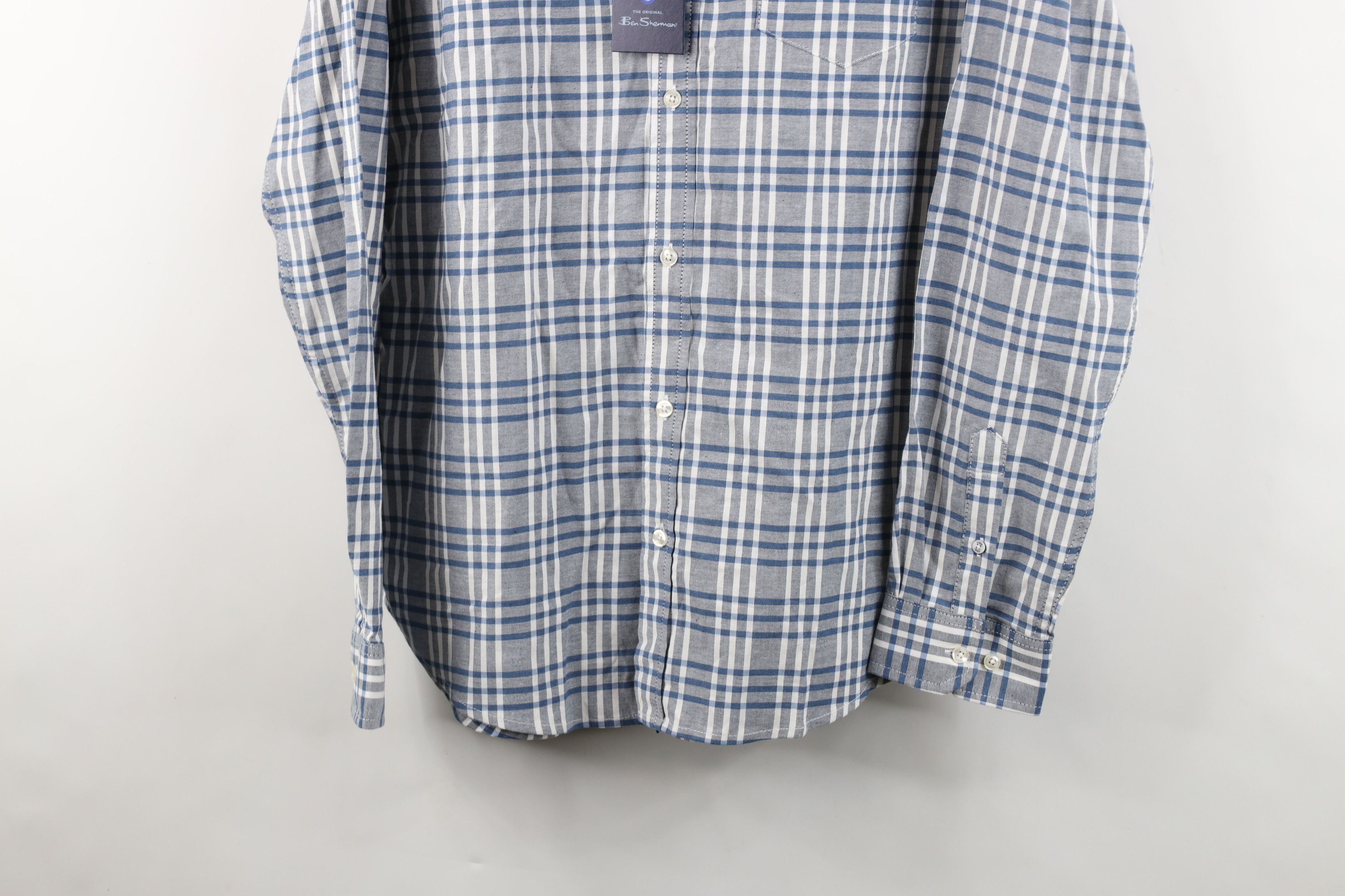 Ben Sherman New Ben Sherman Oxford Collared Button Down Shirt Plaid Size US L / EU 52-54 / 3 - 3 Thumbnail