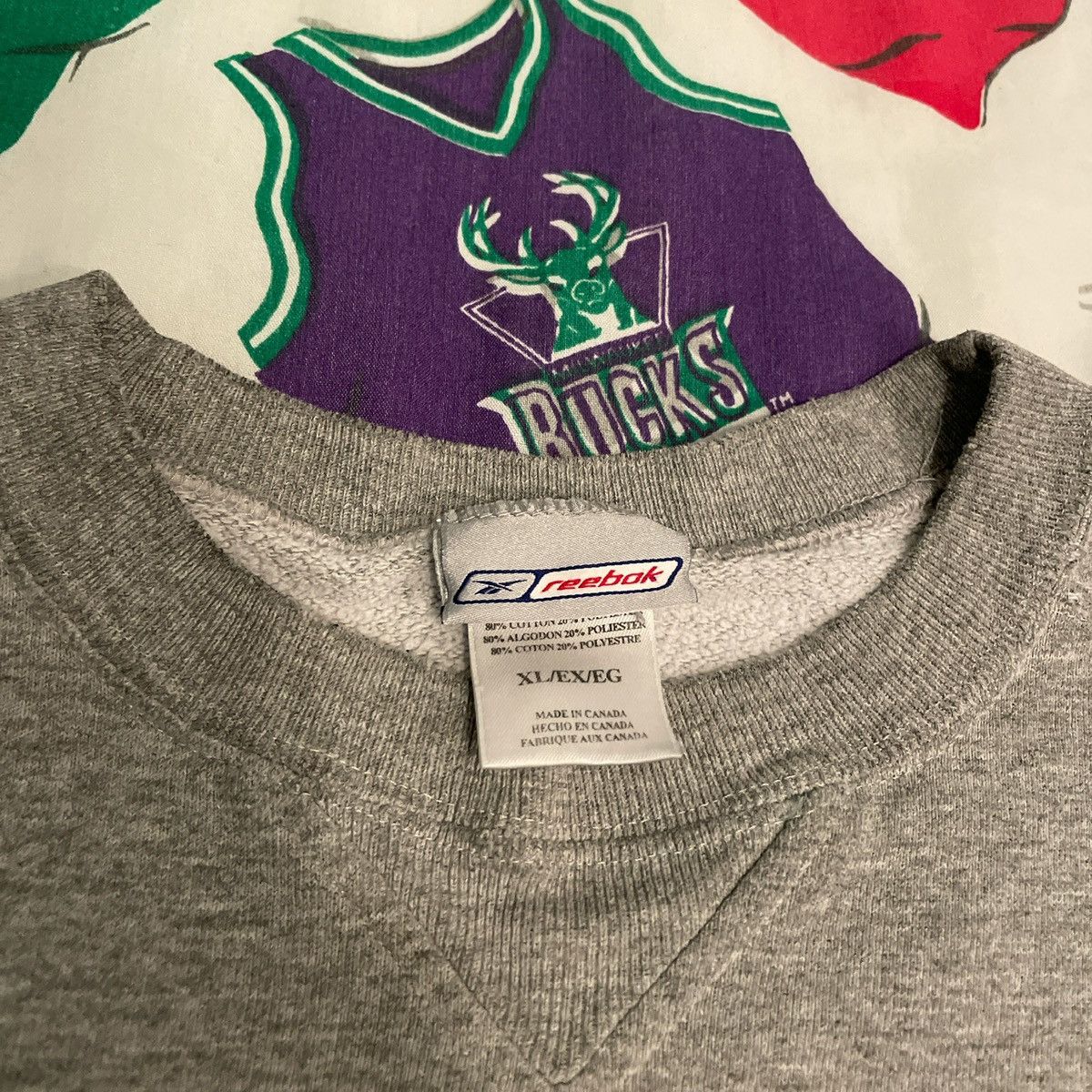 NFL × Reebok × Vintage Vintage 2002 NFL Patriots vs Rams Super Bowl Crewneck Size US XL / EU 56 / 4 - 8 Thumbnail