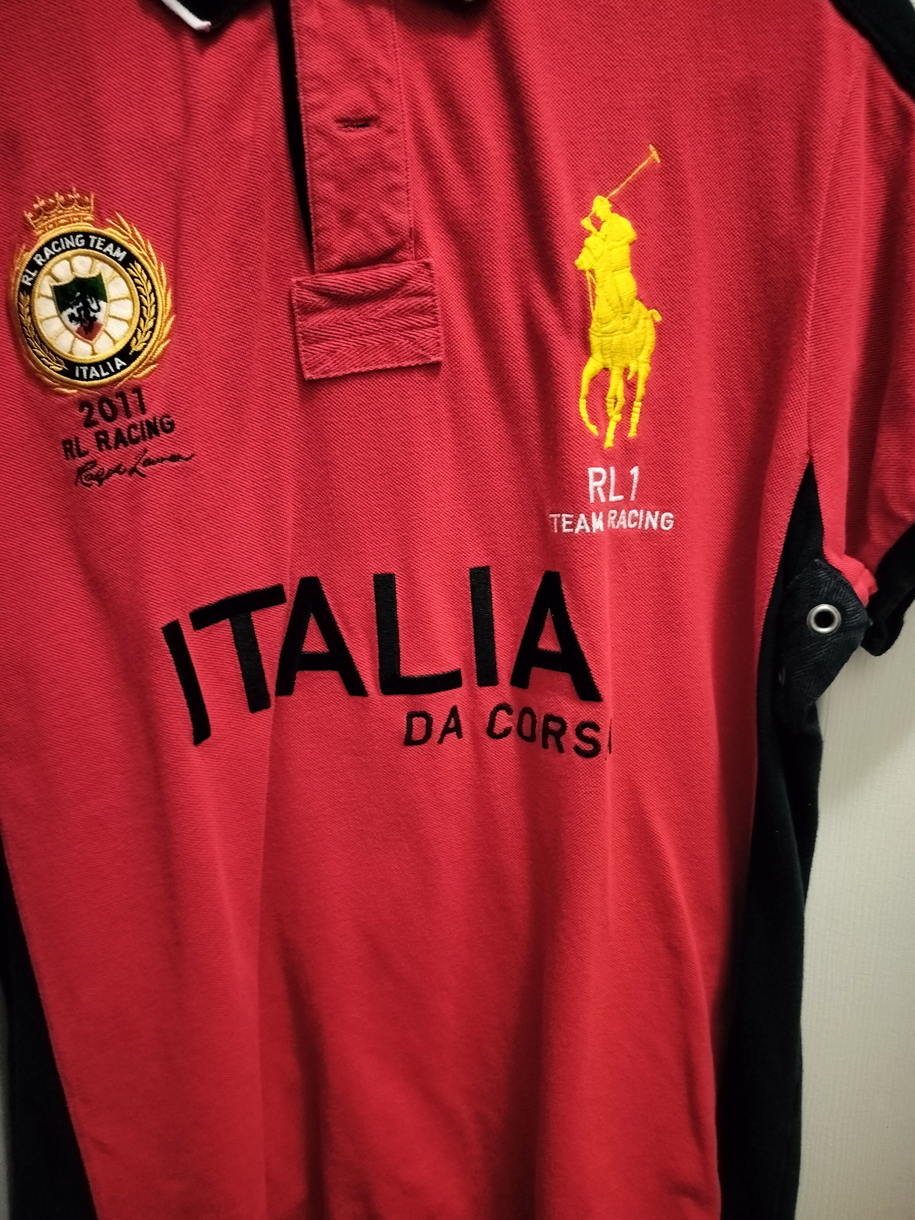 Polo Ralph Lauren Ralph Lauren Vintage Italia RL racing polo size XL Size US XL / EU 56 / 4 - 1 Thumbnail