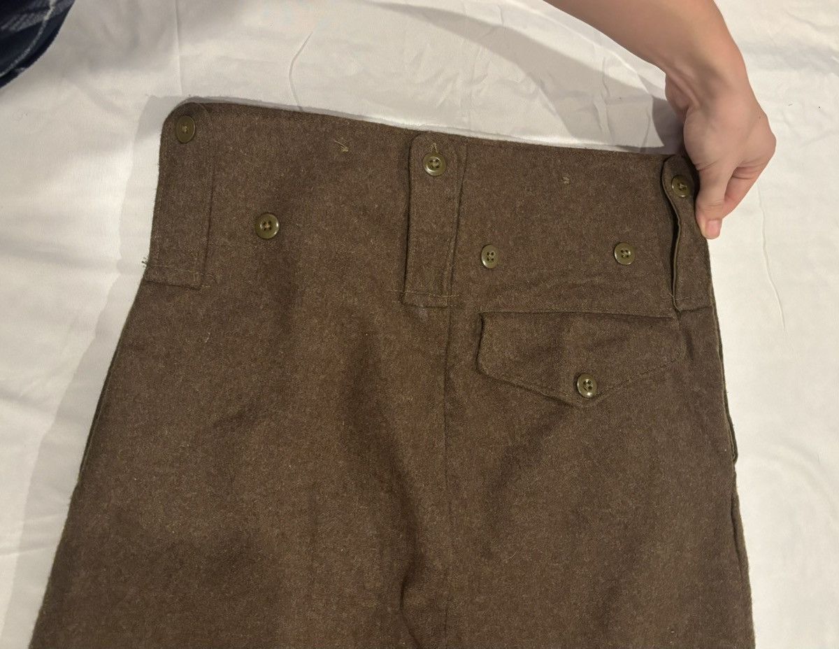 Other 1950s Military Wool Pants Size 30x29 High Waisted and Baggy! Size US 30 / EU 46 - 12 Thumbnail