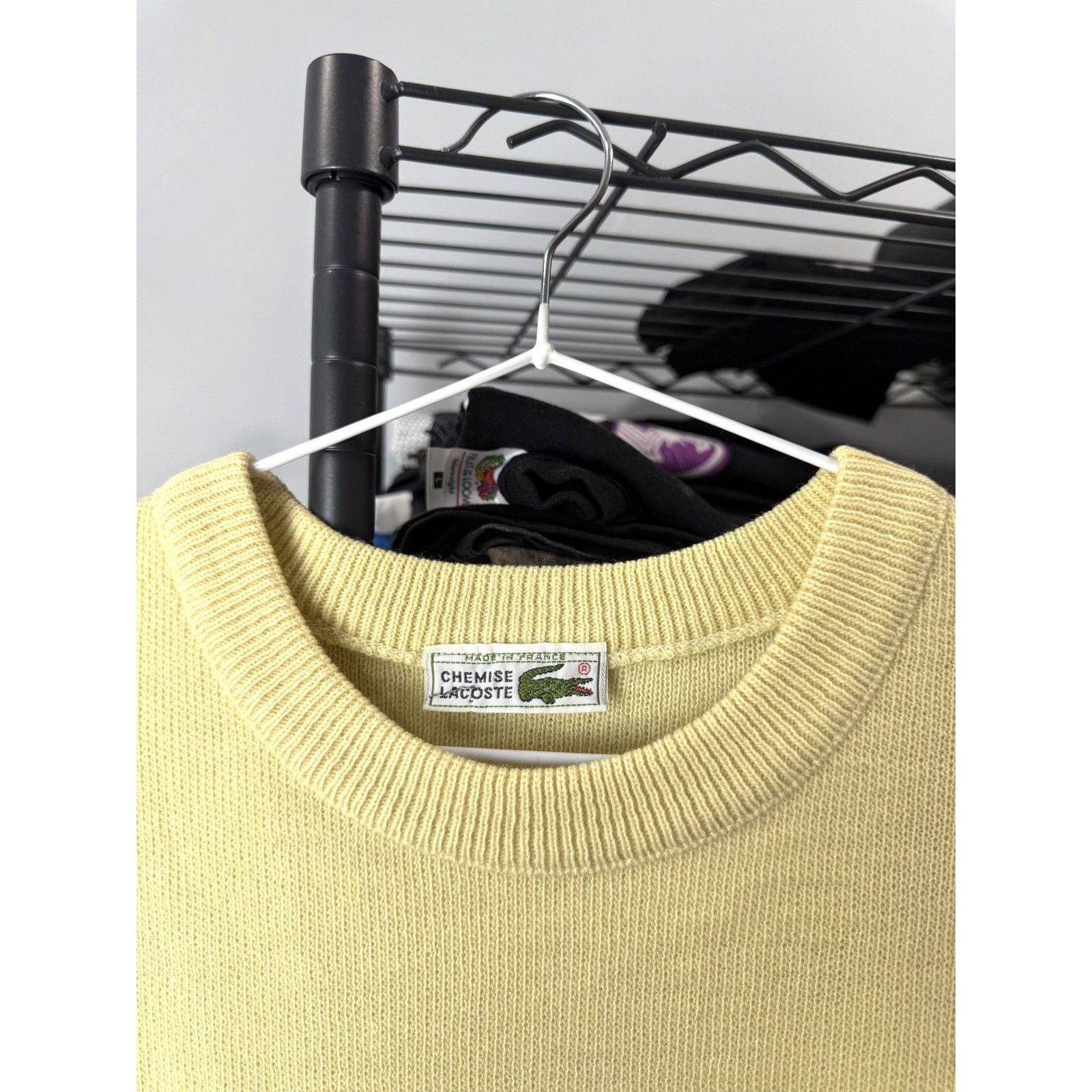 Lacoste 💥90’s Rare! Vintage Lacoste Sweater Sweatshirt Size US L / EU 52-54 / 3 - 4 Thumbnail