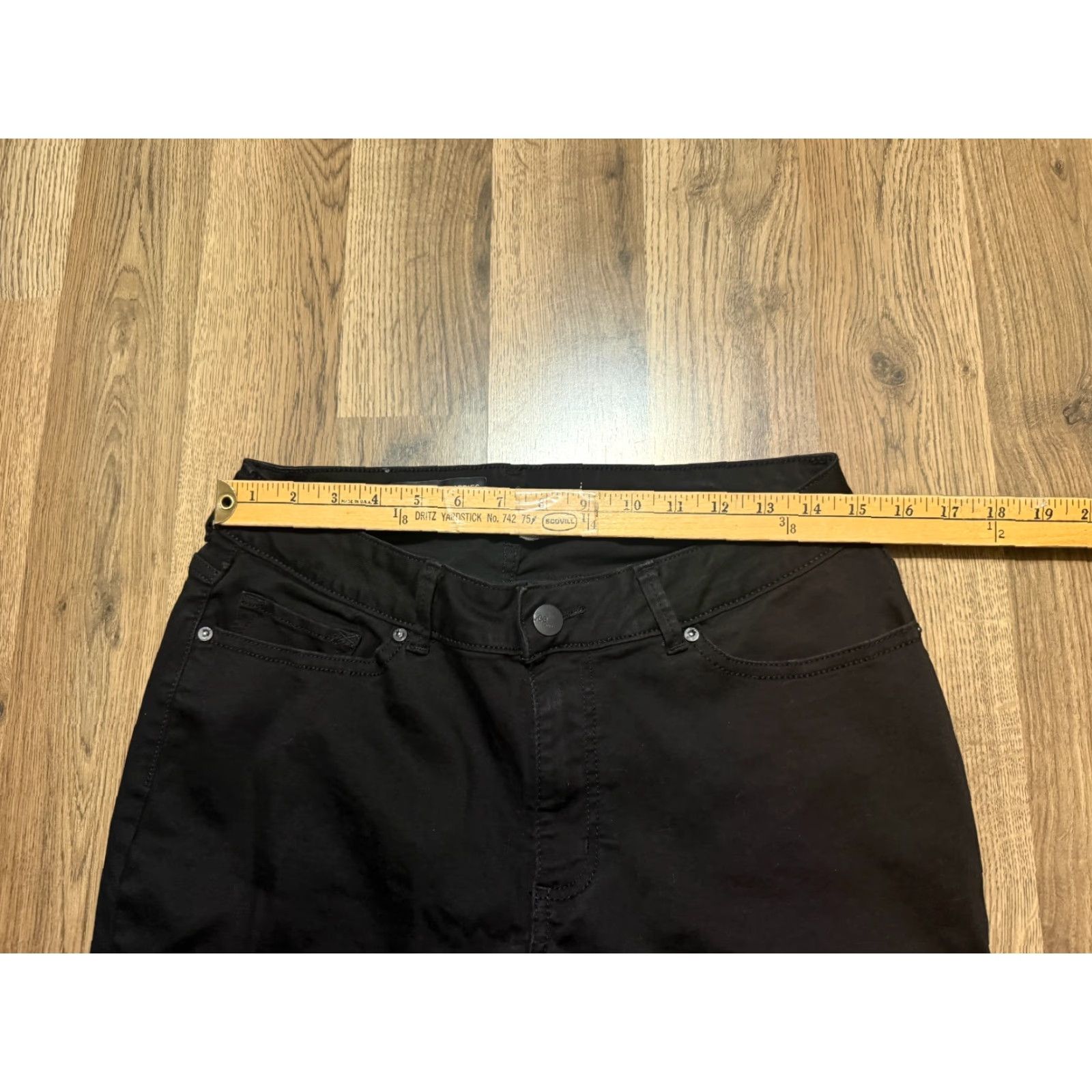 Lee Lee Jeans Women Bootscut Denim 30 Regular Black Size 30 Waist Stretch 5-Pocket Curvy Fit Modern Vintage No N/A Size 30" / US 8 / IT 44 - 7 Thumbnail