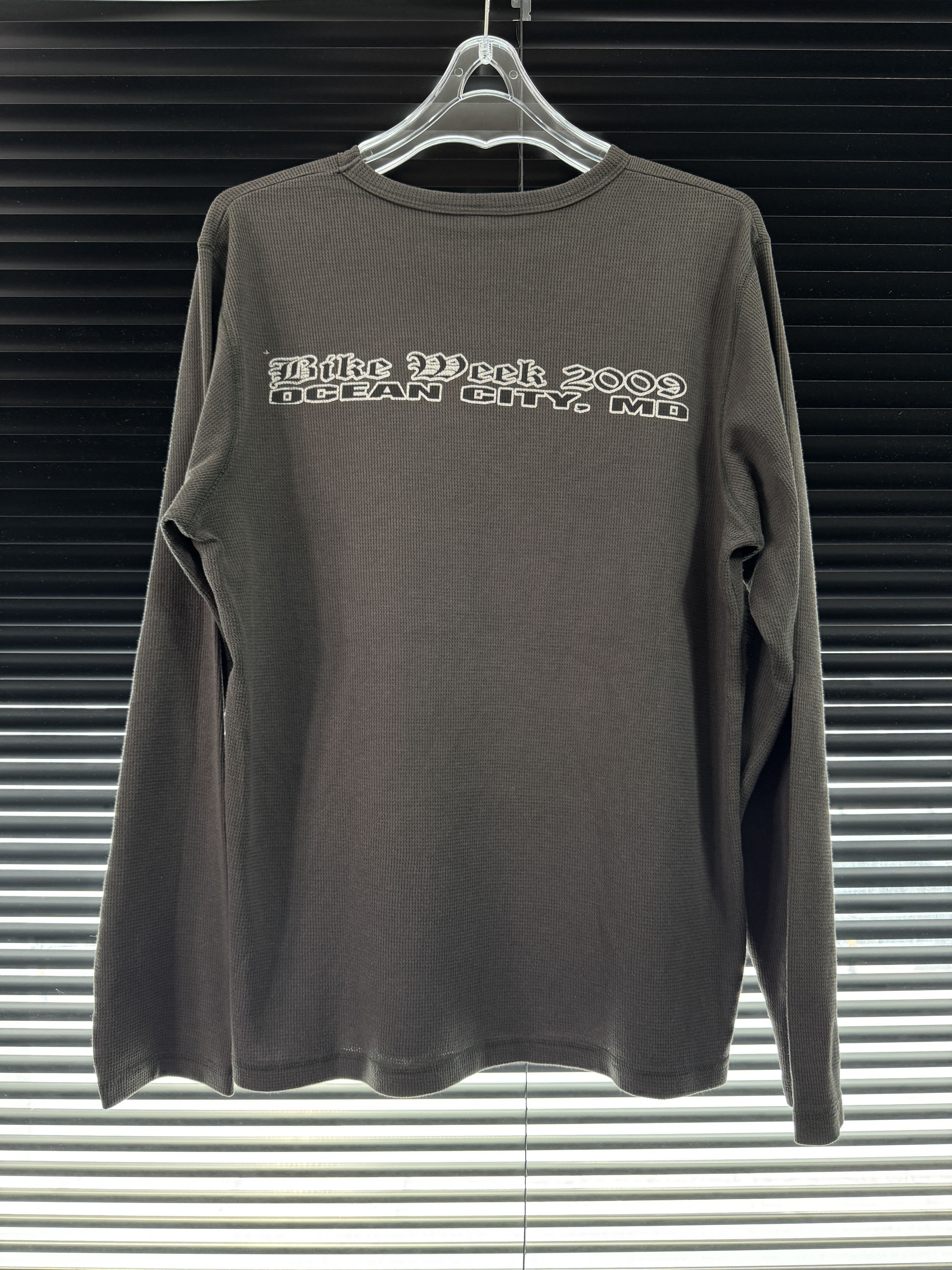 Vintage Vintage 2000s Biker "Fill Her up" Thermal Long Sleeve Size US XL / EU 56 / 4 - 2 Thumbnail