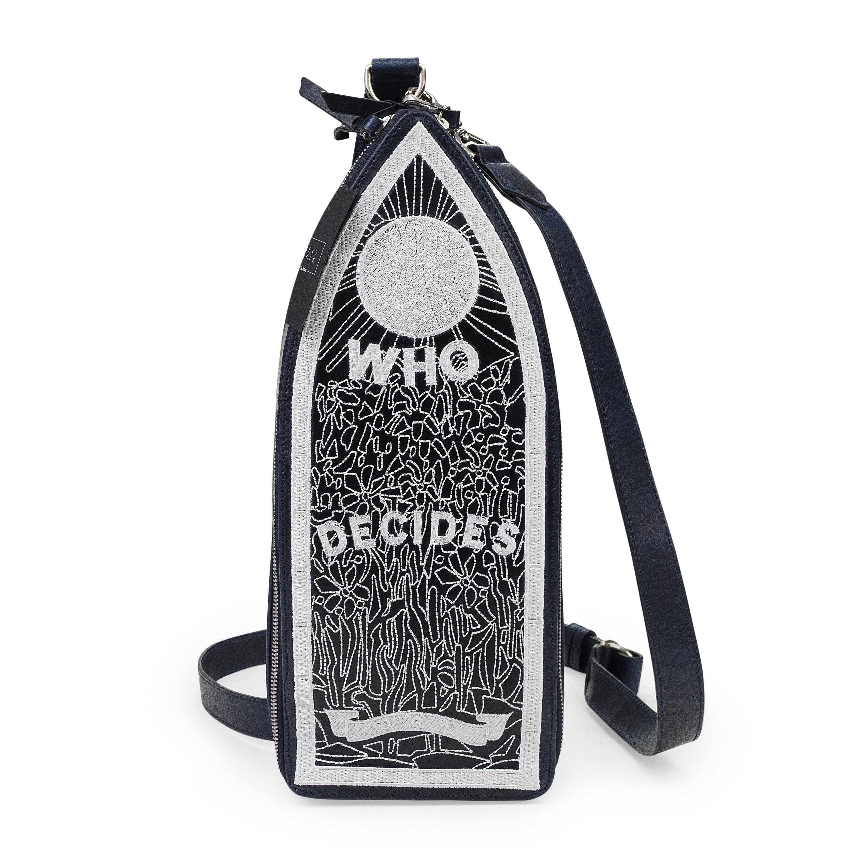 Who Decides War Who Decides War INDIGO EMBROIDERED CROSSBODY BAG SIZE OS Size ONE SIZE - 1 Thumbnail
