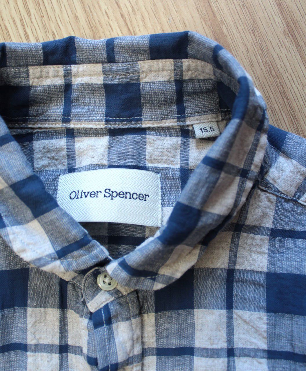 Oliver Spencer 🔥 Oliver Spencer Button Up Linen Cotton Shirt Long Sleeve Size US M / EU 48-50 / 2 - 3 Thumbnail