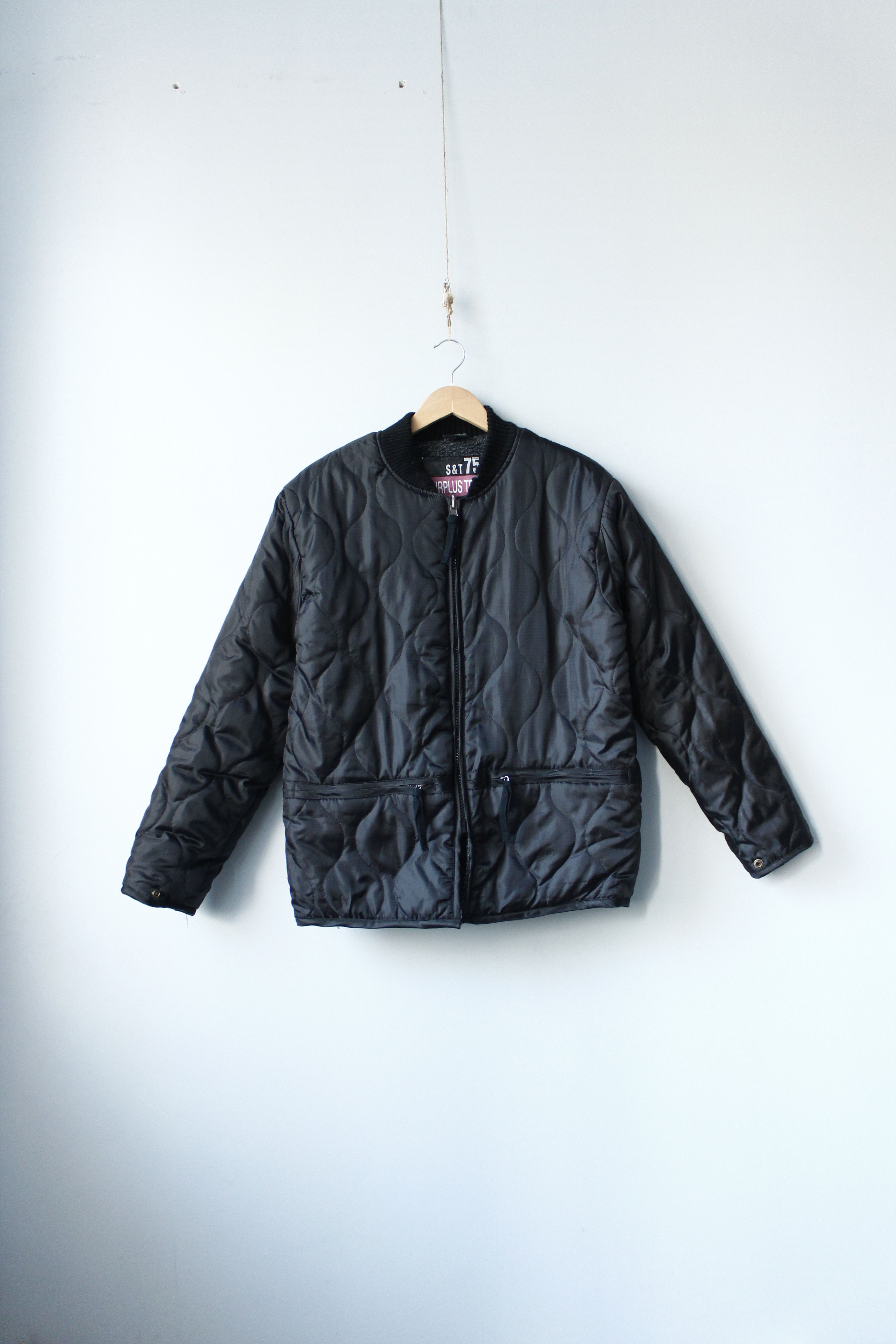 Vintage Surplus Tex S&T 90s Vintage Quilted Jacket bomber military Size US S / EU 44-46 / 1 - 1 Thumbnail
