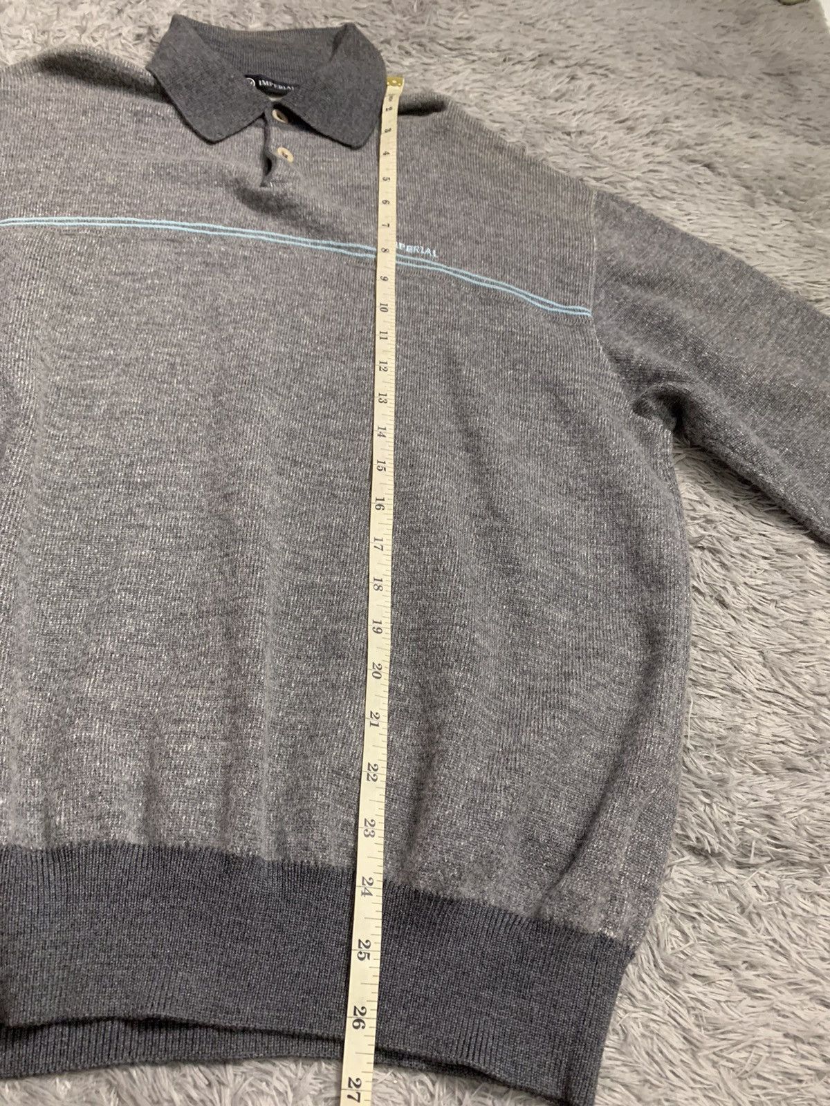 Imperial Imperial Polo Knit Sweater Size US L / EU 52-54 / 3 - 11 Thumbnail