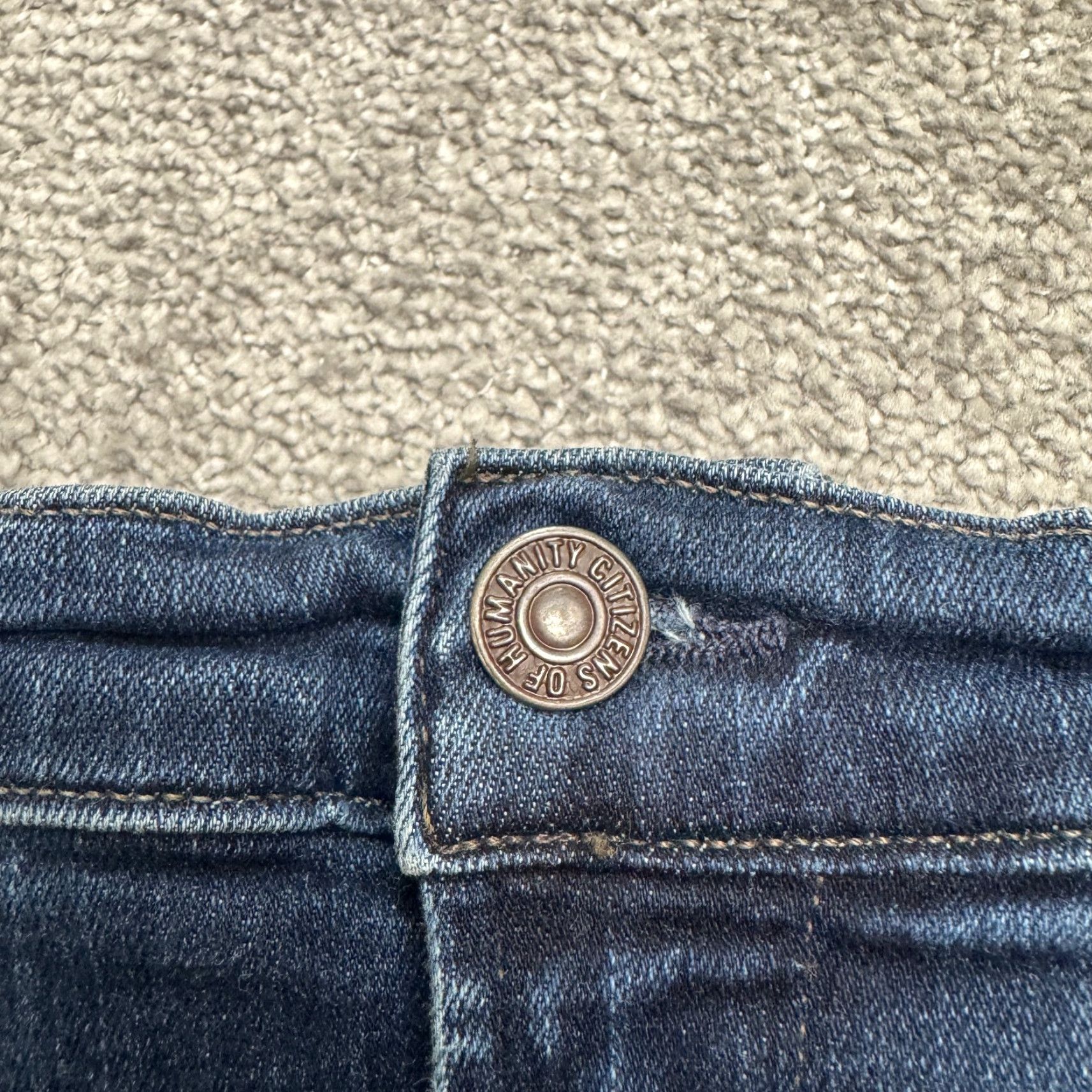 Citizens Of Humanity Citizens of Humanity Rocket Crop High Rise Skinny Denim Jeans - Women - Size 30 - Blue Size 30" / US 8 / IT 44 - 3 Thumbnail