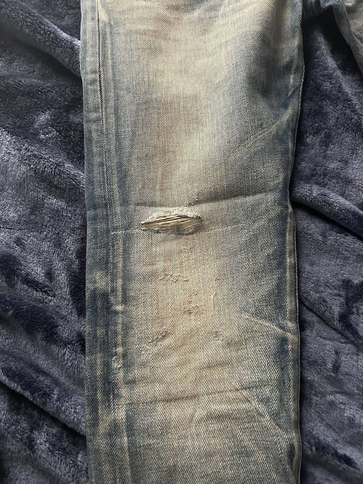 John Elliott John Elliott The Cast 2 Slim-Fit Distressed Jeans Size US 30 / EU 46 - 2 Thumbnail