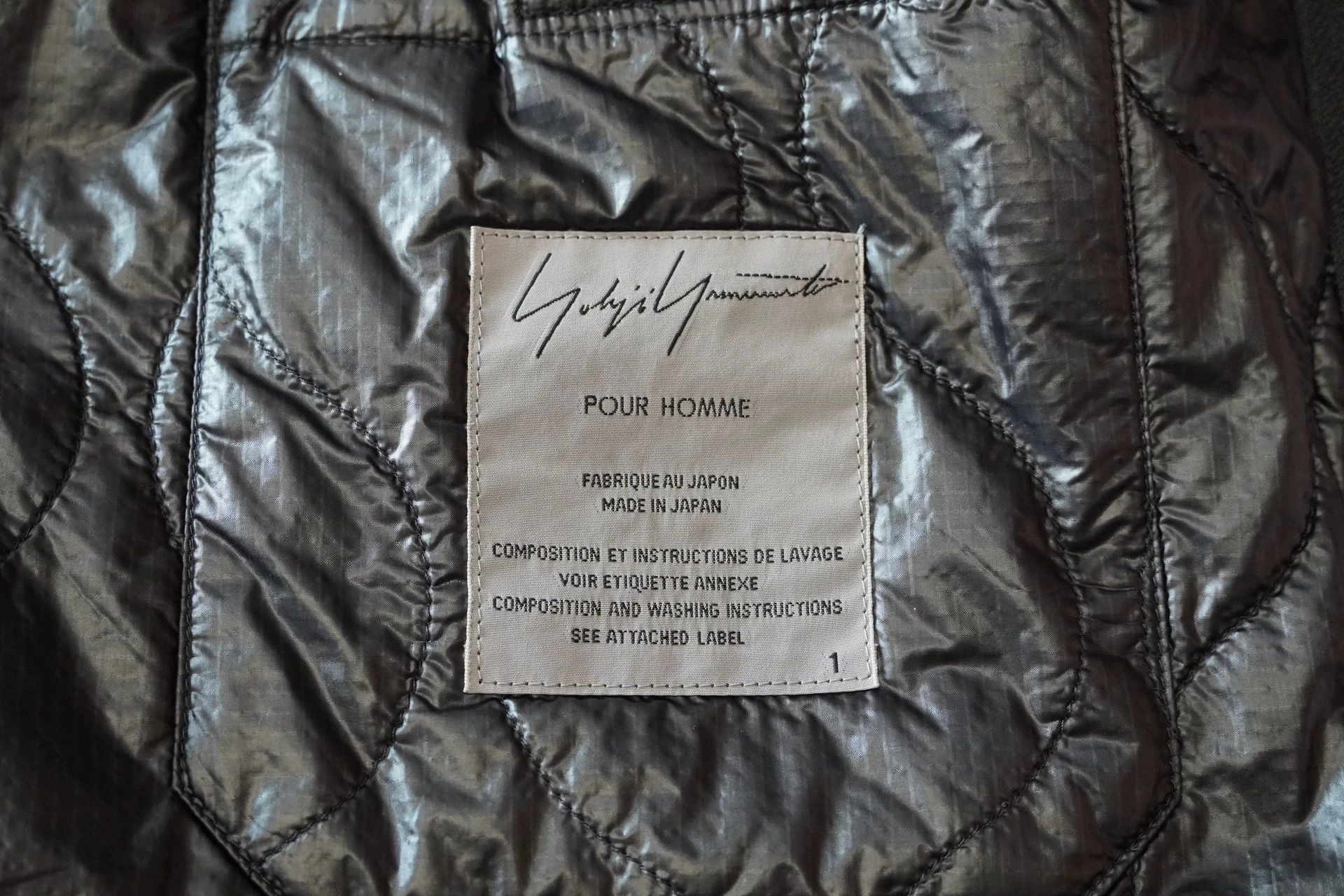 Yohji Yamamoto Yohji Yamamoto 13SS Fishtail Nylon Zipper Coat Size US S / EU 44-46 / 1 - 7 Thumbnail