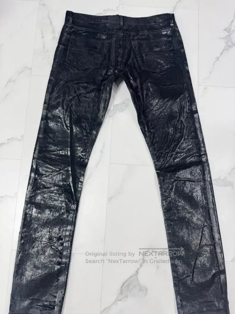 Dior Dior Black corduroy waxed coat denim jeans i Size US 31 - 7 Thumbnail