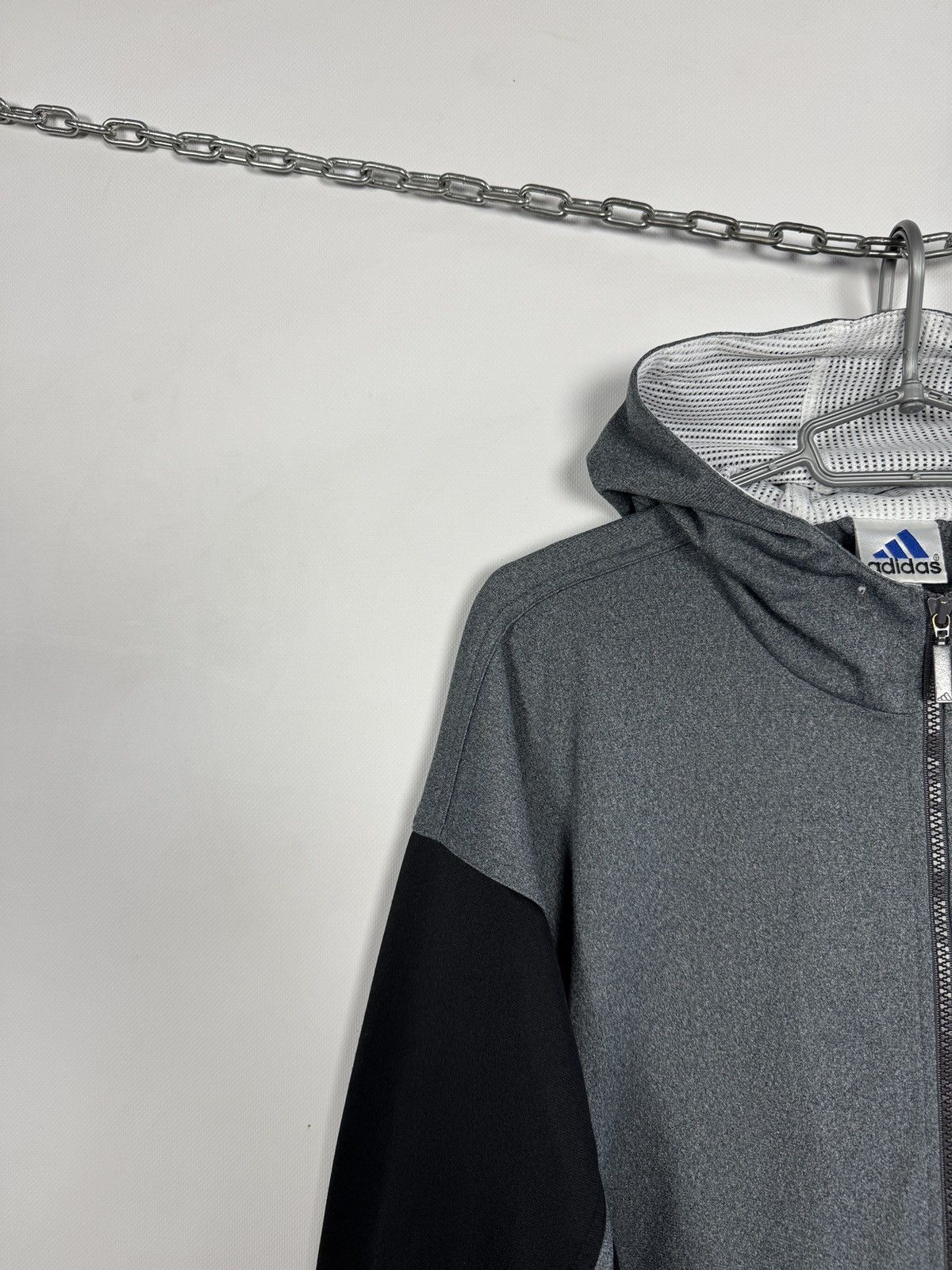 Adidas Adidas Vintage Zip Up Hooded Track Jacket Retro Logo 90s XL Size US XL / EU 56 / 4 - 4 Thumbnail