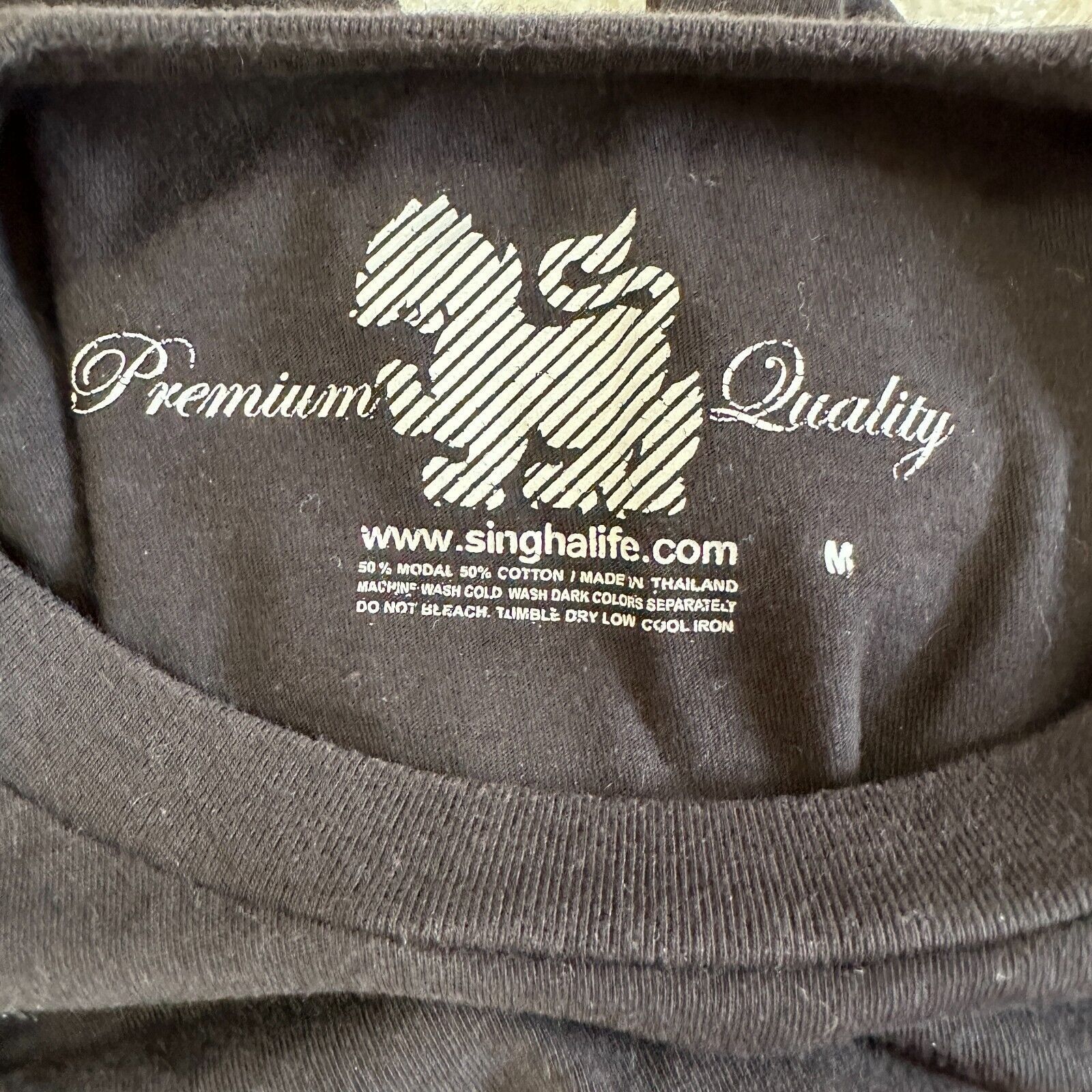Other Singhalife Black Short Sleeve Tee Embroidered Logo Med Size M / US 6-8 / IT 42-44 - 6 Thumbnail