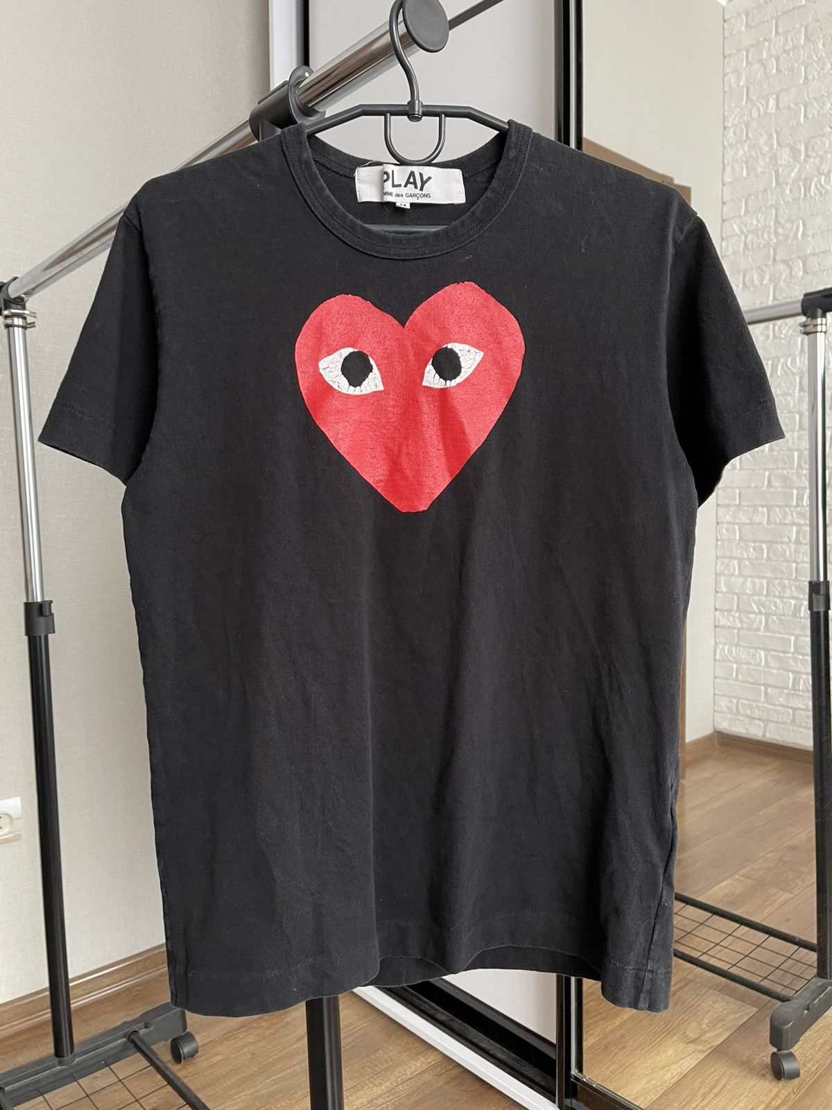 Comme Des Garcons Play CDG Heart Big Logo T-Shirt Tee