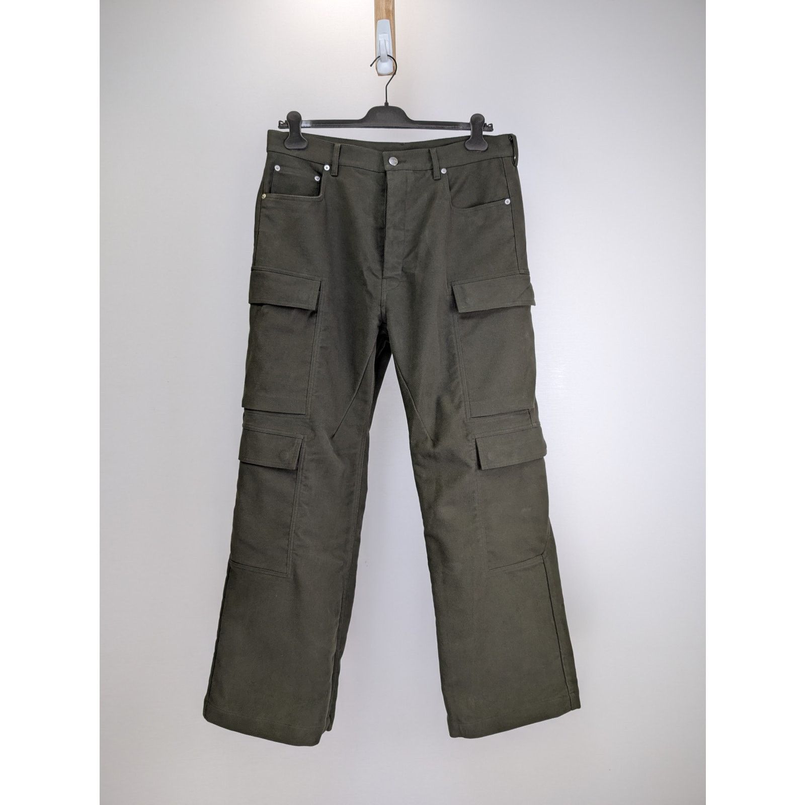 Rick Owens o1rshd1 Double Cargo Pants in Brown Size US 34 / EU 50 - 1 Thumbnail