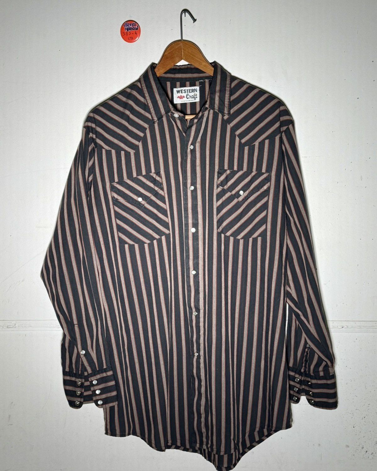Vintage 70s Pearl Snap Western Button Up Size US L / EU 52-54 / 3 - 1 Thumbnail