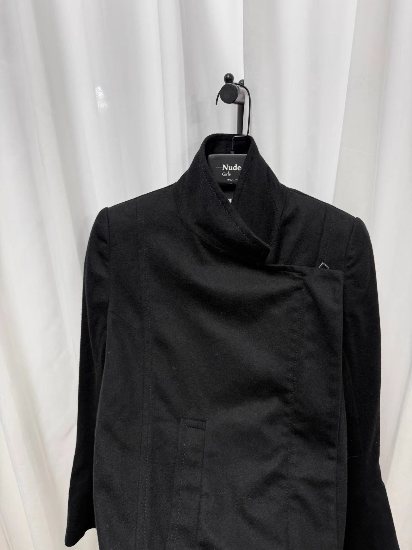 Ann Demeulemeester Ann Demeulemeester Cashmere Asymmetric Zip Jacket K20 Size XXS / US 00 / IT 34 - 6 Thumbnail