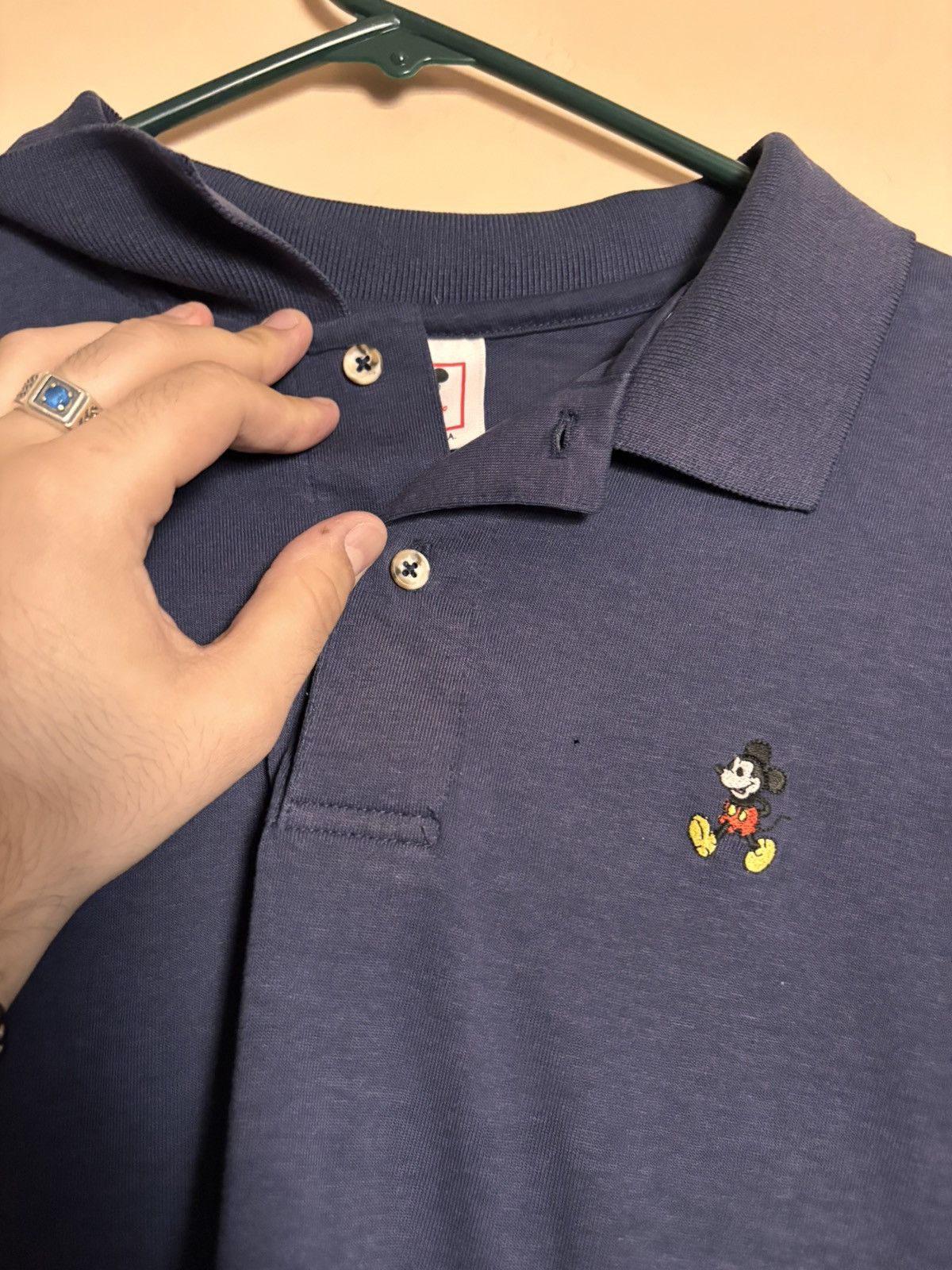 Disney Vintage USA Micky Mouse Embroidered Polo Size US XL / EU 56 / 4 - 3 Thumbnail