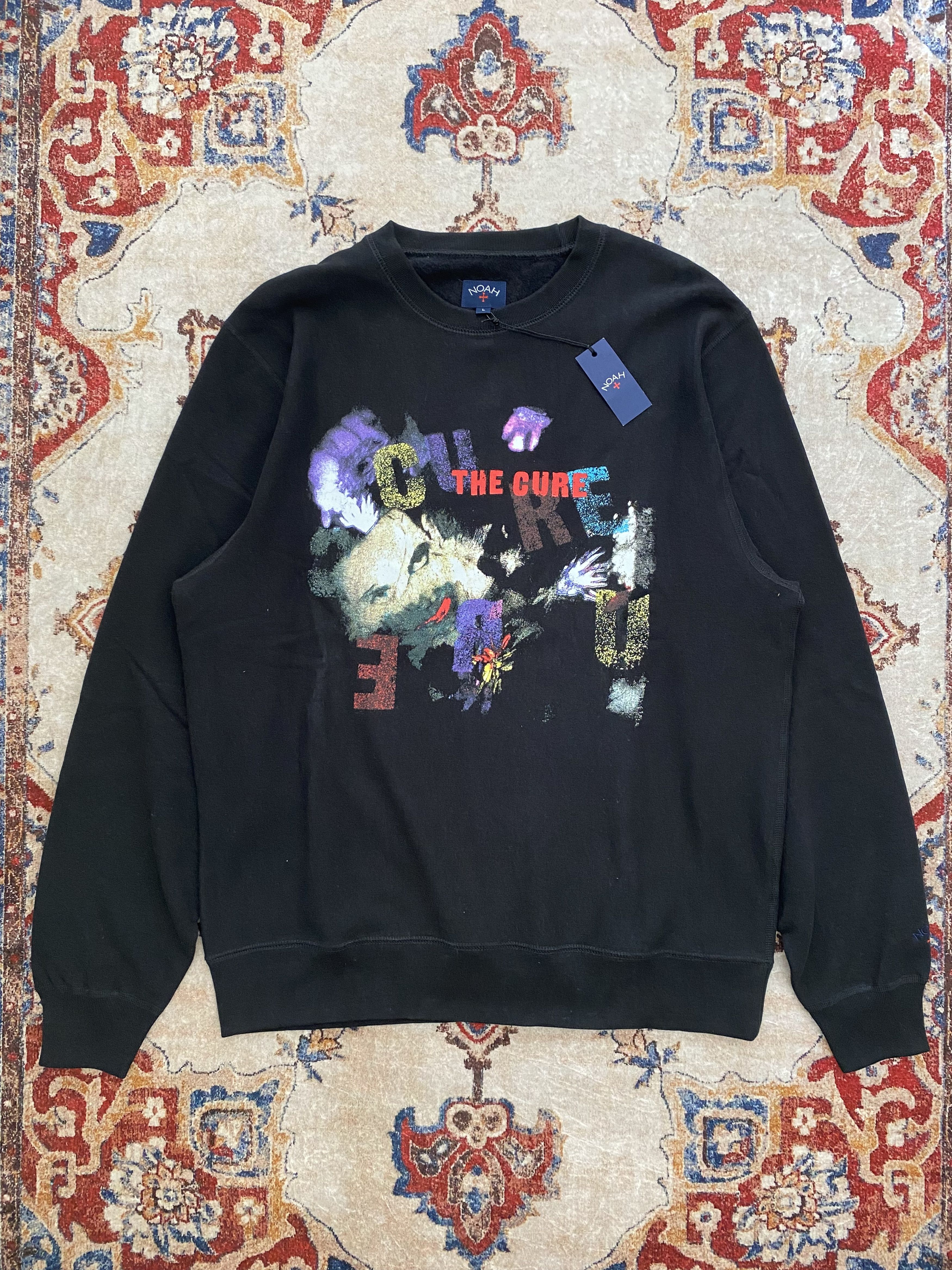 Noah × The Cure Noah x The Cure Crewneck Sweatshirt Black Size US L / EU 52-54 / 3 - 1 Thumbnail