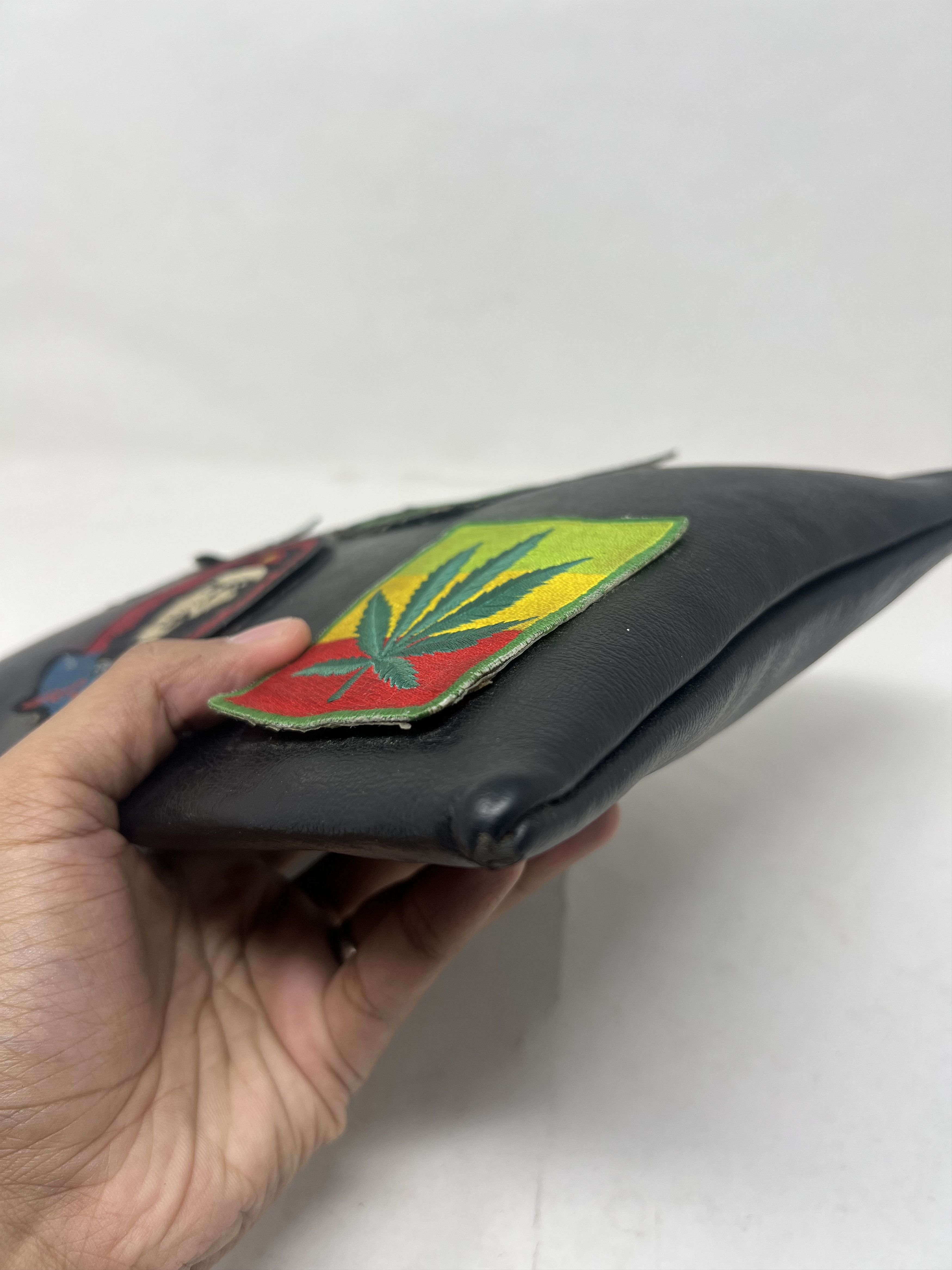 Seditionaries Leather Patches Clutch Bag Size ONE SIZE - 8 Thumbnail
