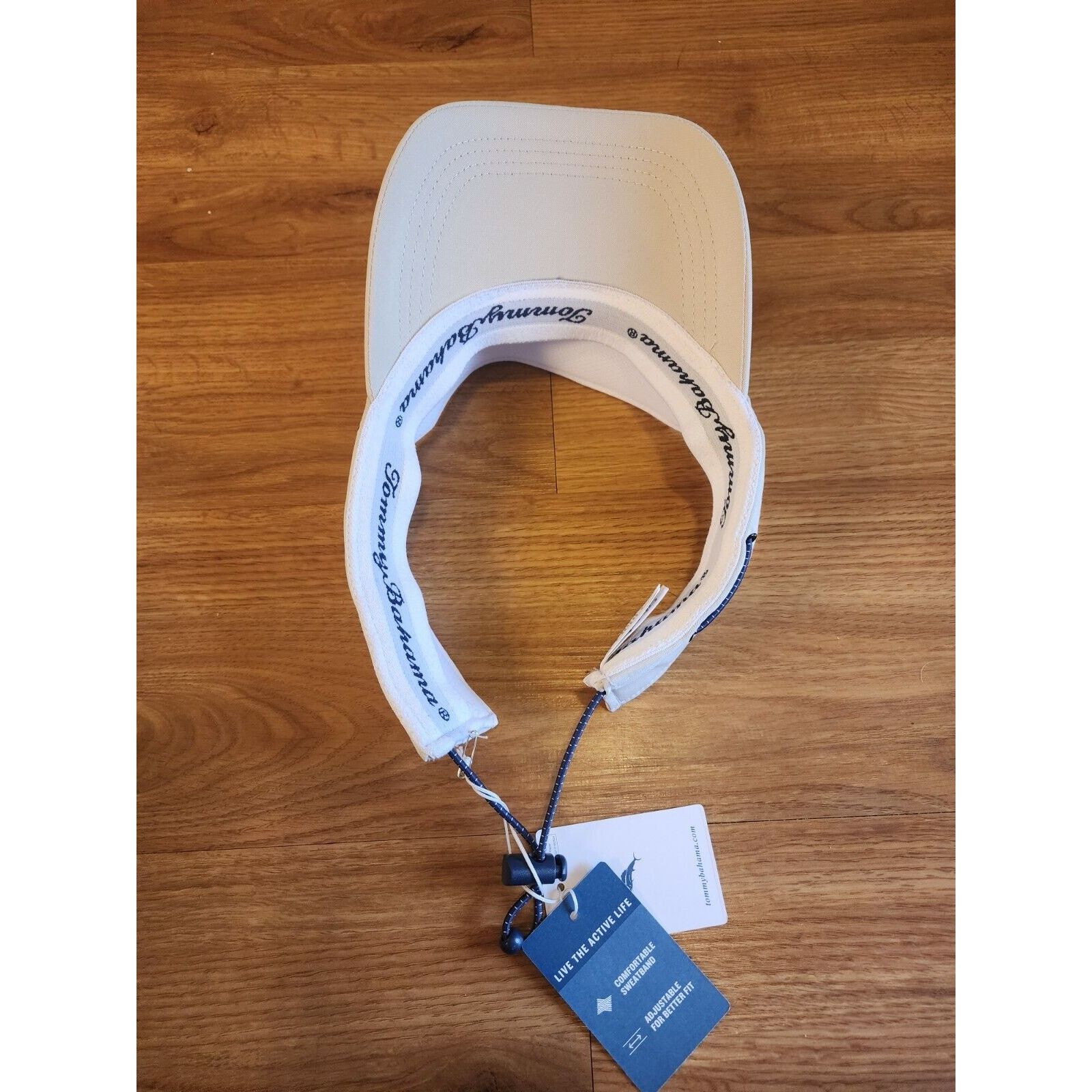 Tommy Bahama TOMMY BAHAMA VISOR HAT OFF WHITE MARLIN ADJUSTABLE CAP Size ONE SIZE - 4 Thumbnail