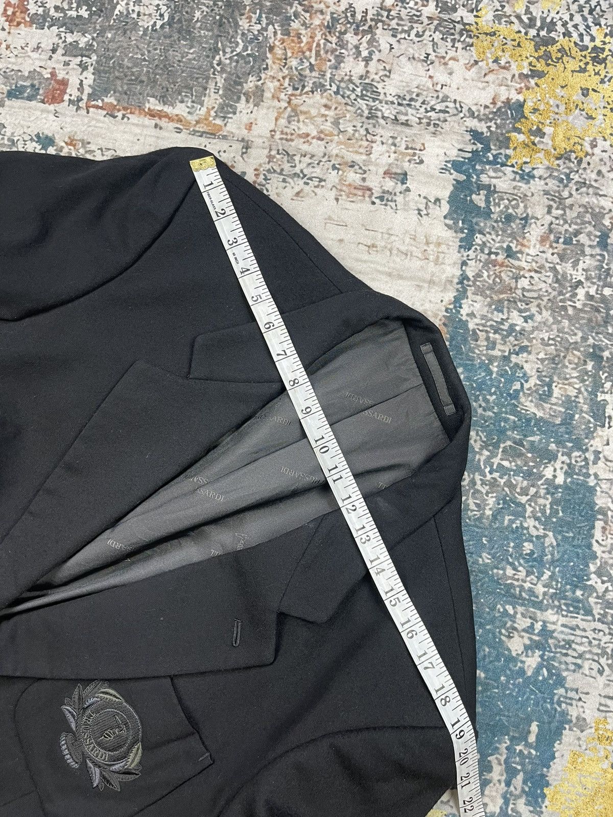 Trussardi Vintage Trussardi Single Breasted Wool Blazer Jacket Size US M / EU 48-50 / 2 - 11 Thumbnail