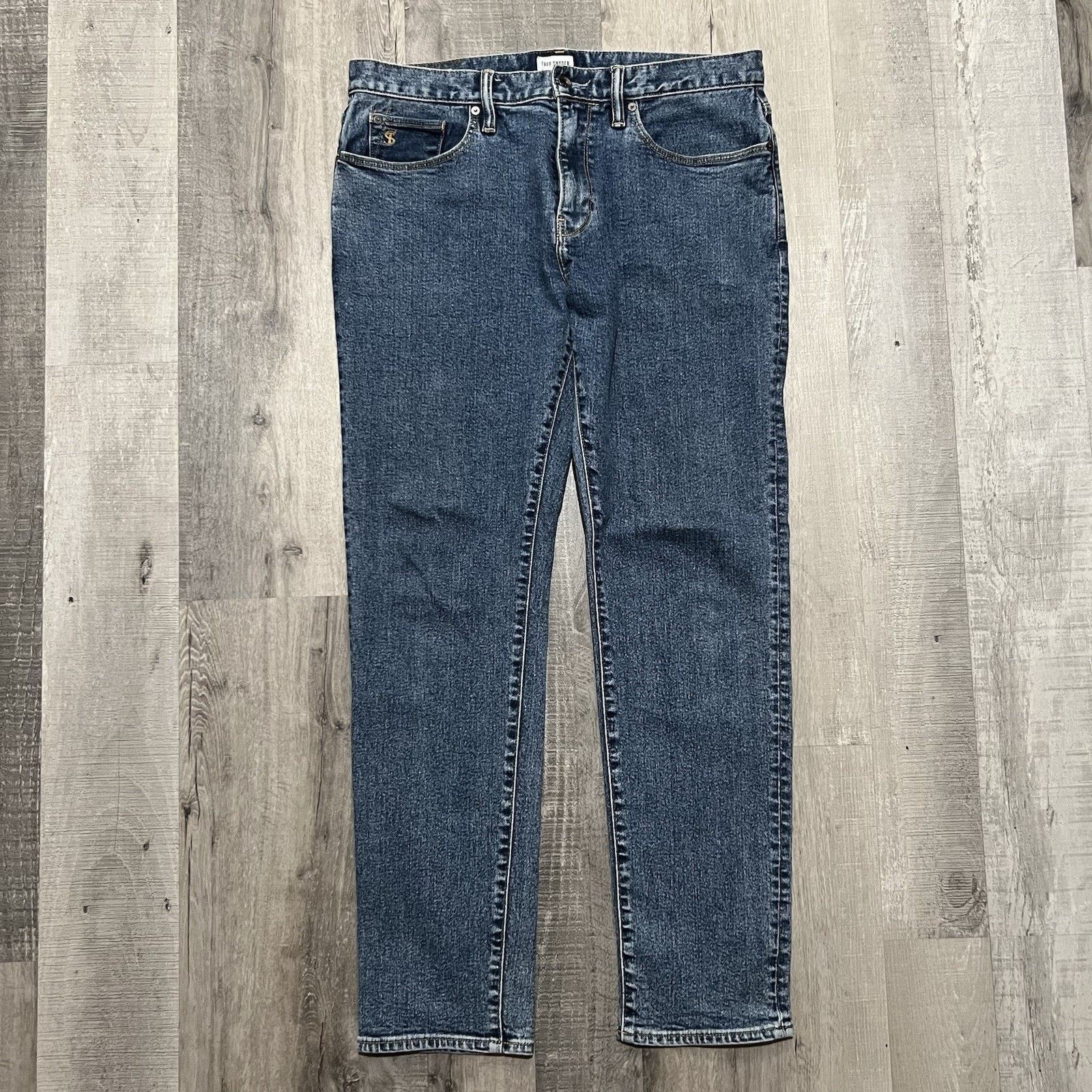 Todd Snyder Todd Snyder Slim Fit Stretch 5 Pocket Jeans Men's Blue Denim Size US 36 / EU 52 - 1 Thumbnail