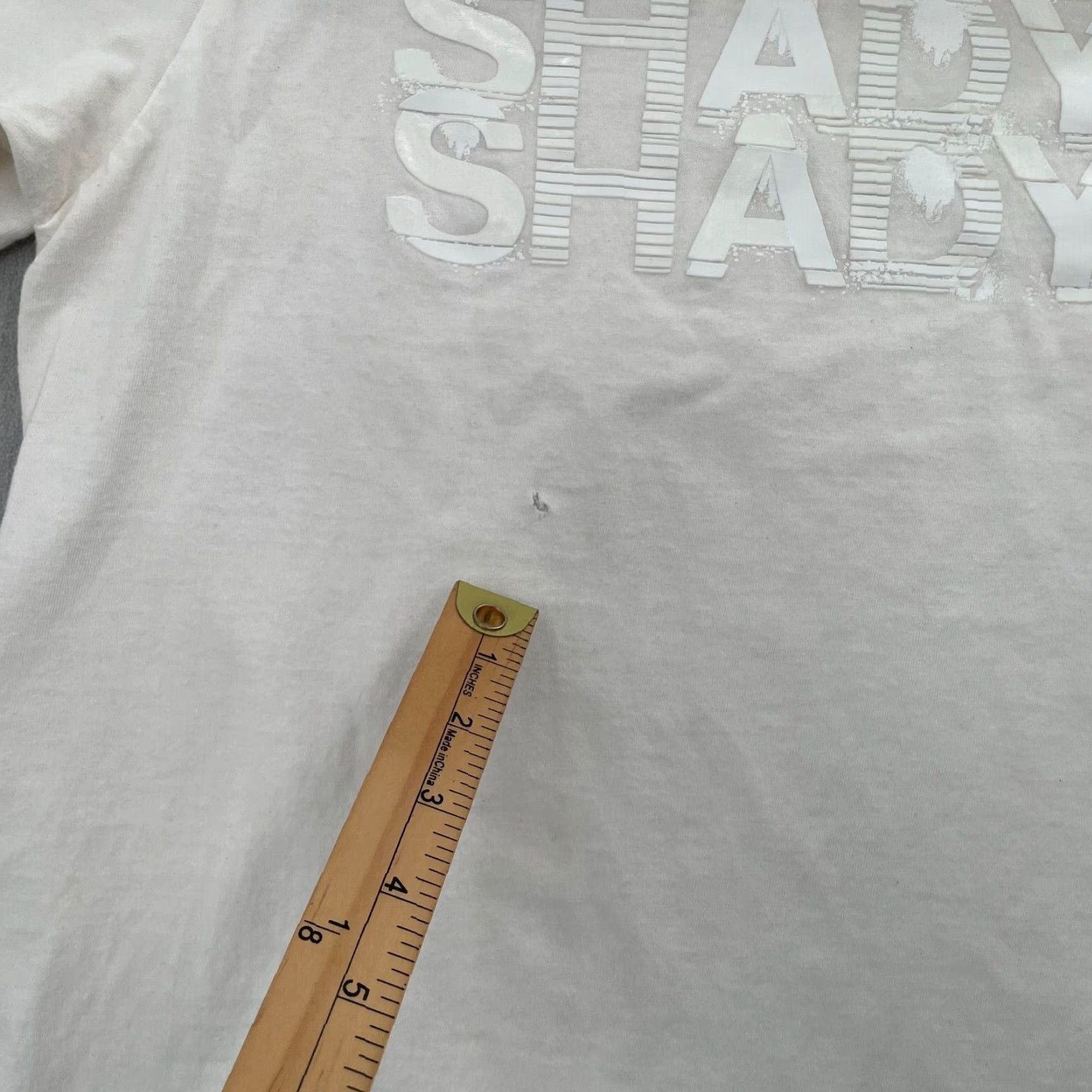 Vintage VINTAGE Eminem Slim Shady Shirt Mens XL White Crew Neck Short Sleeve Logo 90s Hip Hop Music T-Shirt XL Mens Size US XL / EU 56 / 4 - 7 Thumbnail