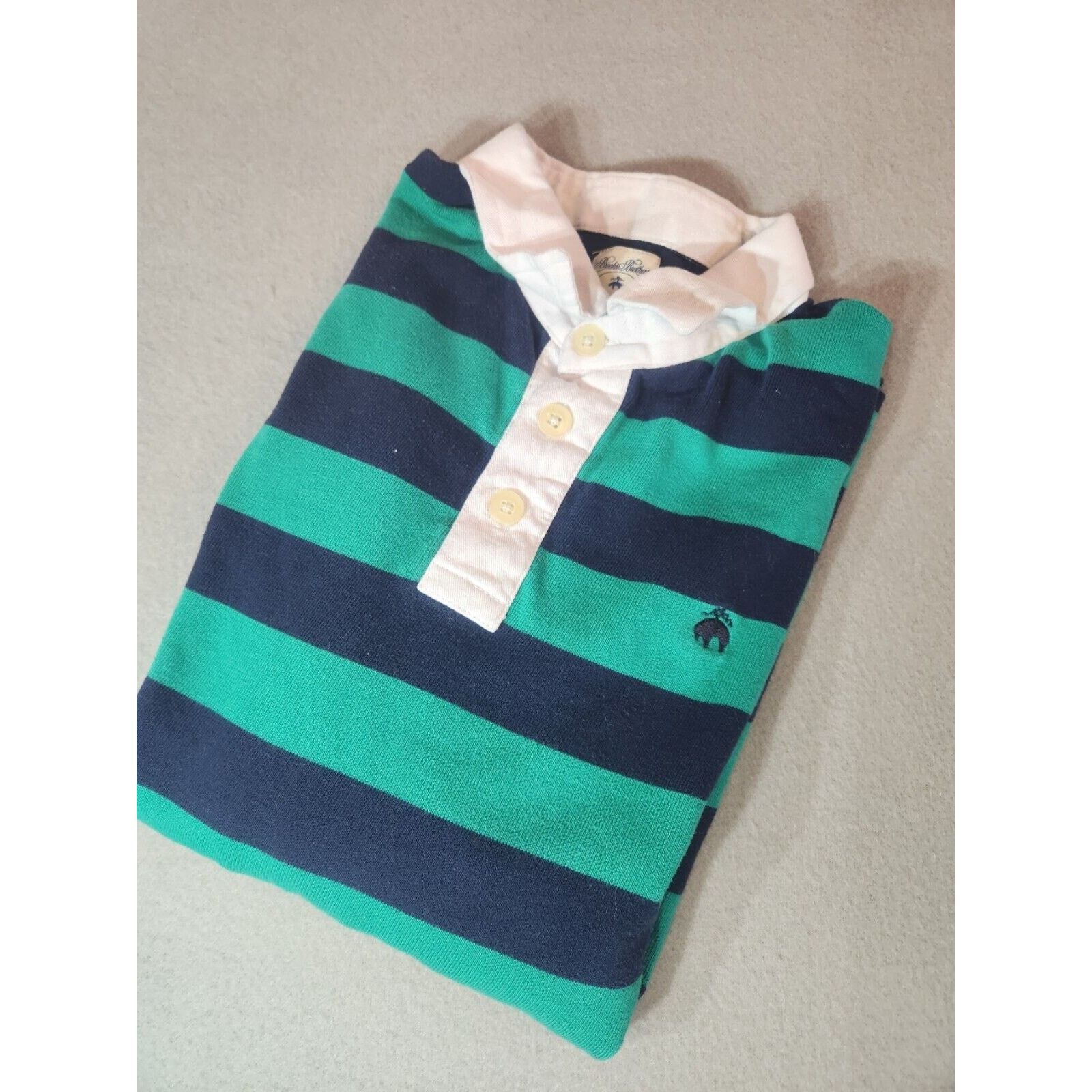 Brooks Brothers Brooks Brothers Rugby Polo Shirt Men's Striped Long Sleeve Size US M / EU 48-50 / 2 - 1 Thumbnail