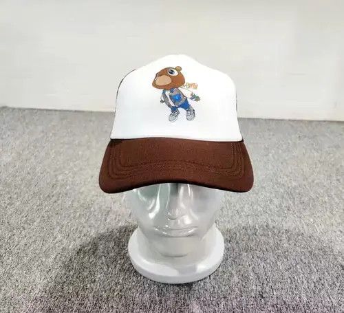 Other Graduation Dropout Bear 5 Panel Mesh Trucker Hat Mocha Size ONE SIZE - 2 Thumbnail
