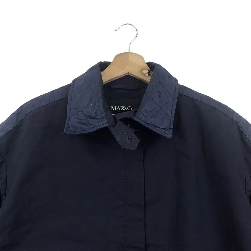 Max Mara MAX&CO Max Mara Light Quilted Navy Jacket Size XS / US 0-2 / IT 36-38 - 2 Thumbnail