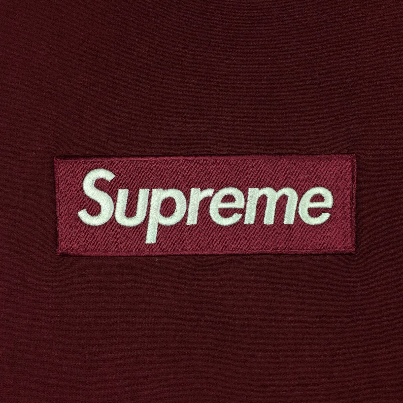 Supreme 2011 Supreme Burgundy Box Logo Hoodie Size US XL / EU 56 / 4 - 3 Thumbnail