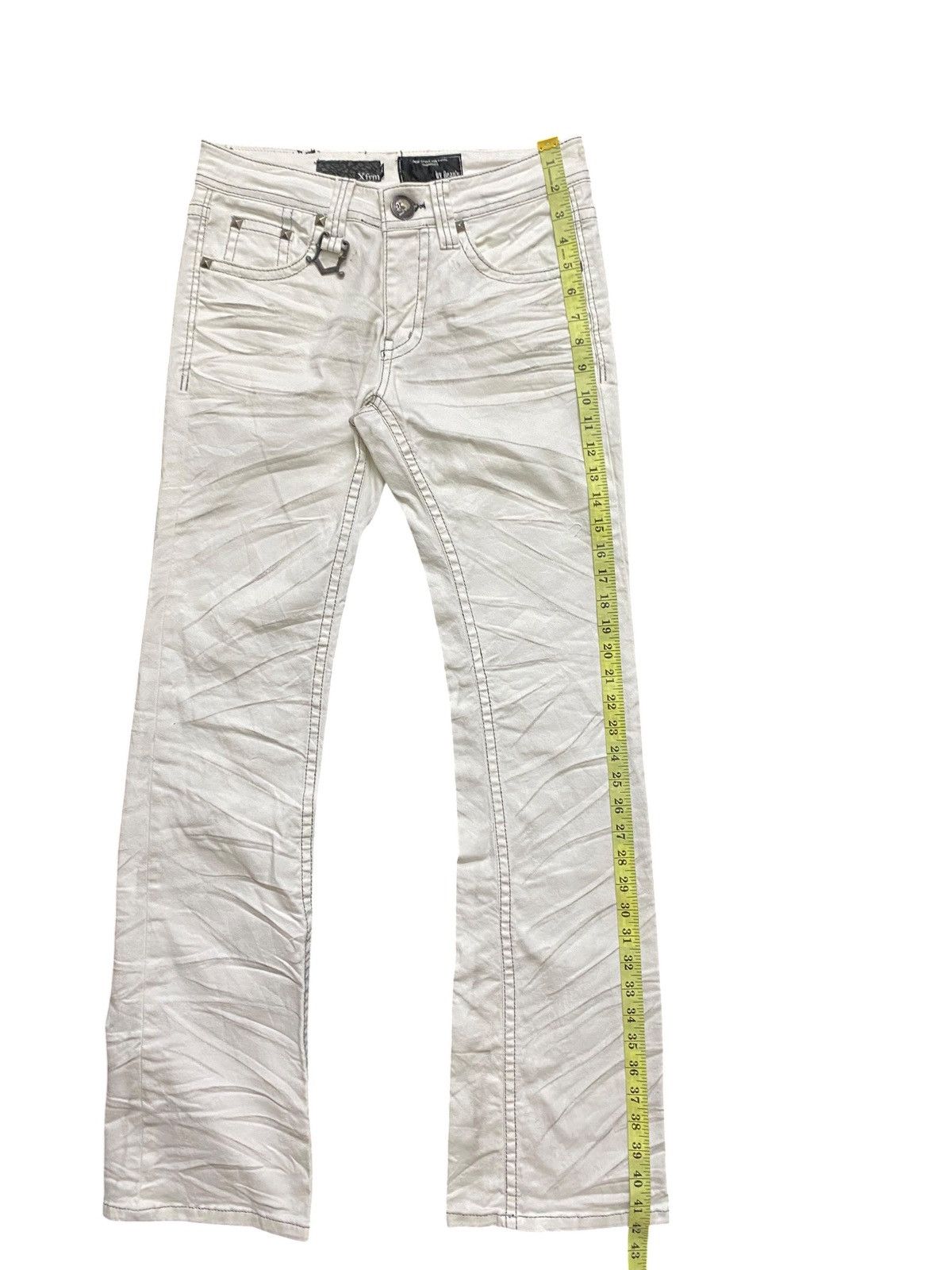 If Six Was Nine Xfrm Flared White Whisker Denim Size US 30 / EU 46 - 21 Thumbnail