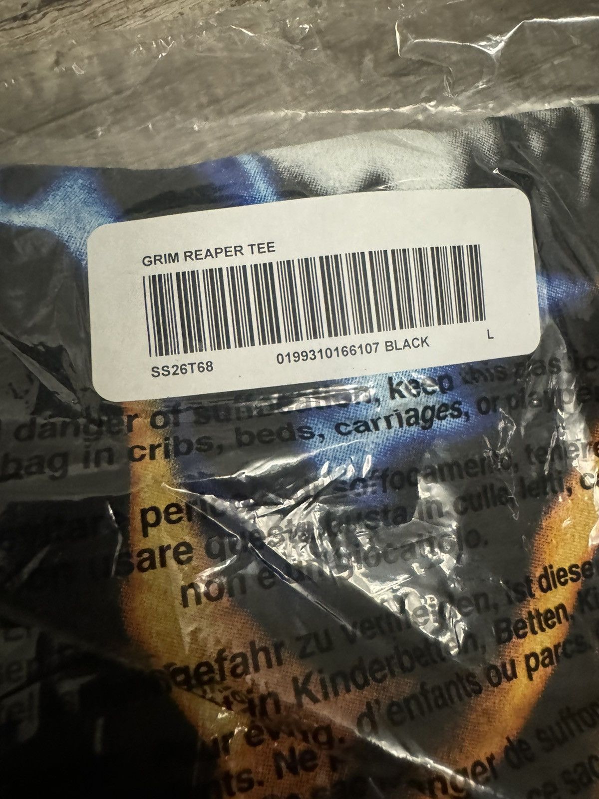 Supreme Supreme Grim Reaper Tee Size US L / EU 52-54 / 3 - 6 Thumbnail