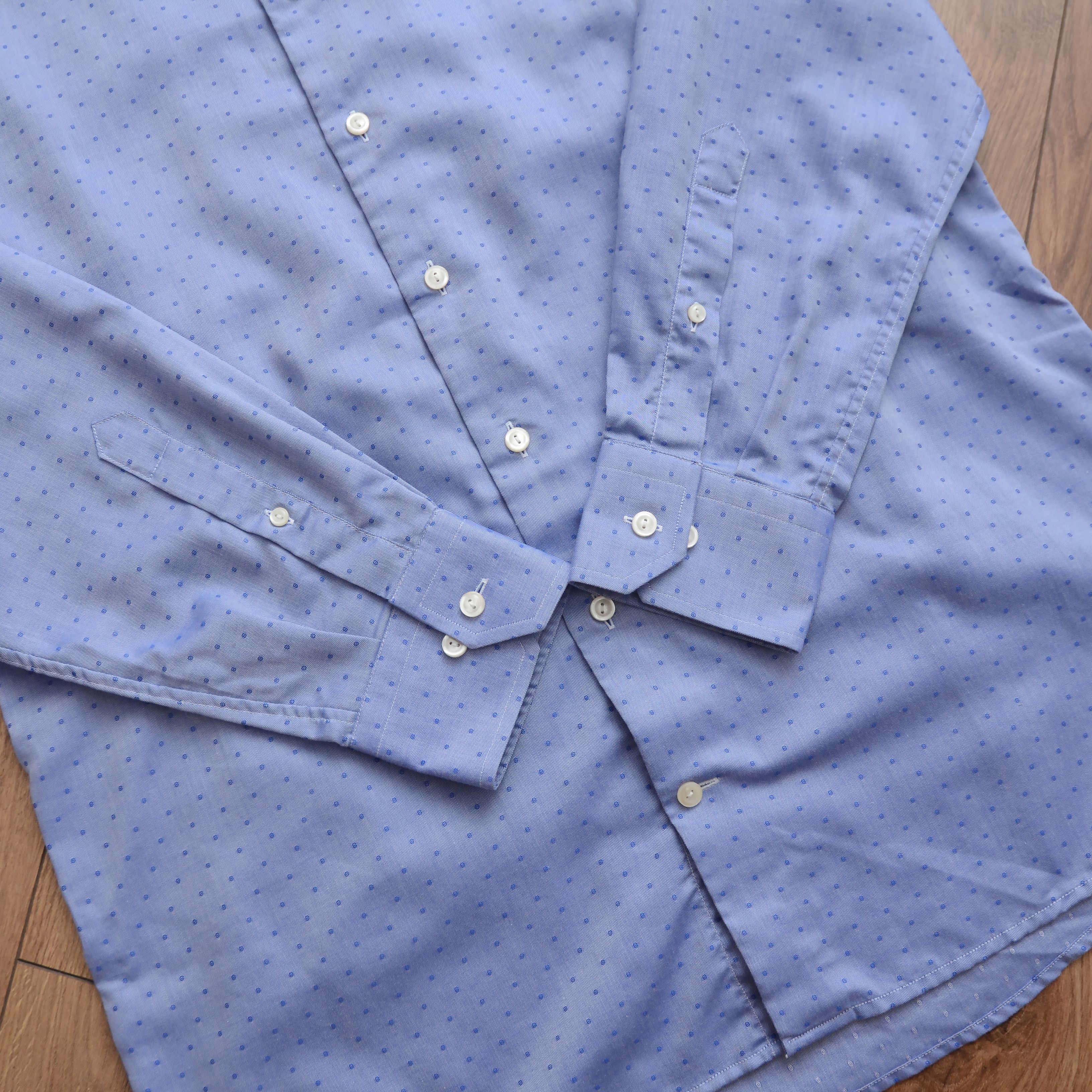 Eton Eton Contemporary Shirt size 16 41 Blue Mini Owl Print Size US L / EU 52-54 / 3 - 11 Thumbnail