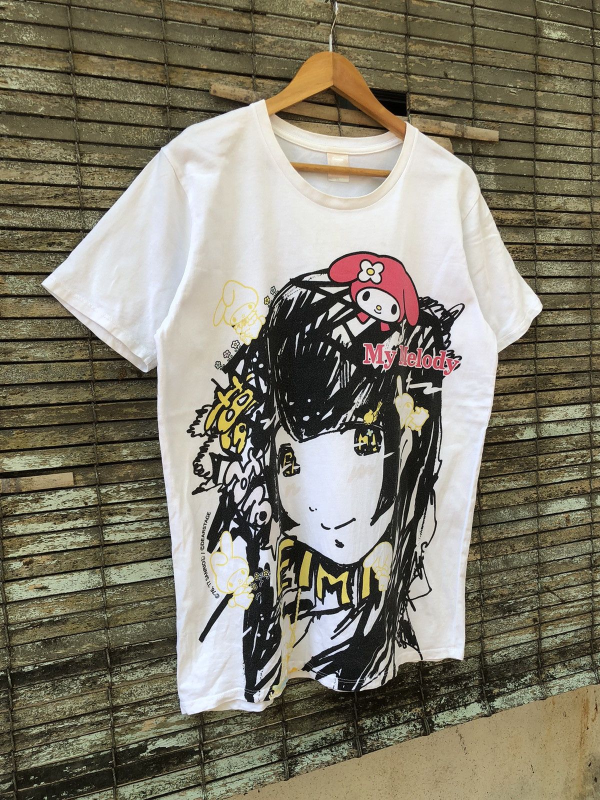 Anime × Japanese Brand × Vintage Vintage My Melody Sanrio Character X Dear Stage Anime Tee Size US L / EU 52-54 / 3 - 2 Thumbnail