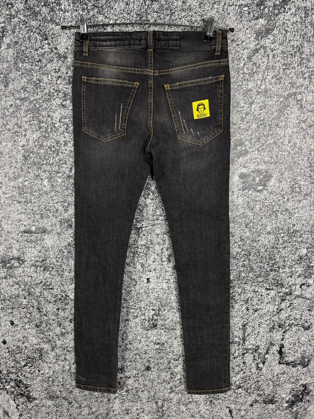 John Richmond John Richmond Denim BP14 Nero Skinny Jeans Fortaleza Italy Size 38" / US 16 / IT 52 - 10 Thumbnail