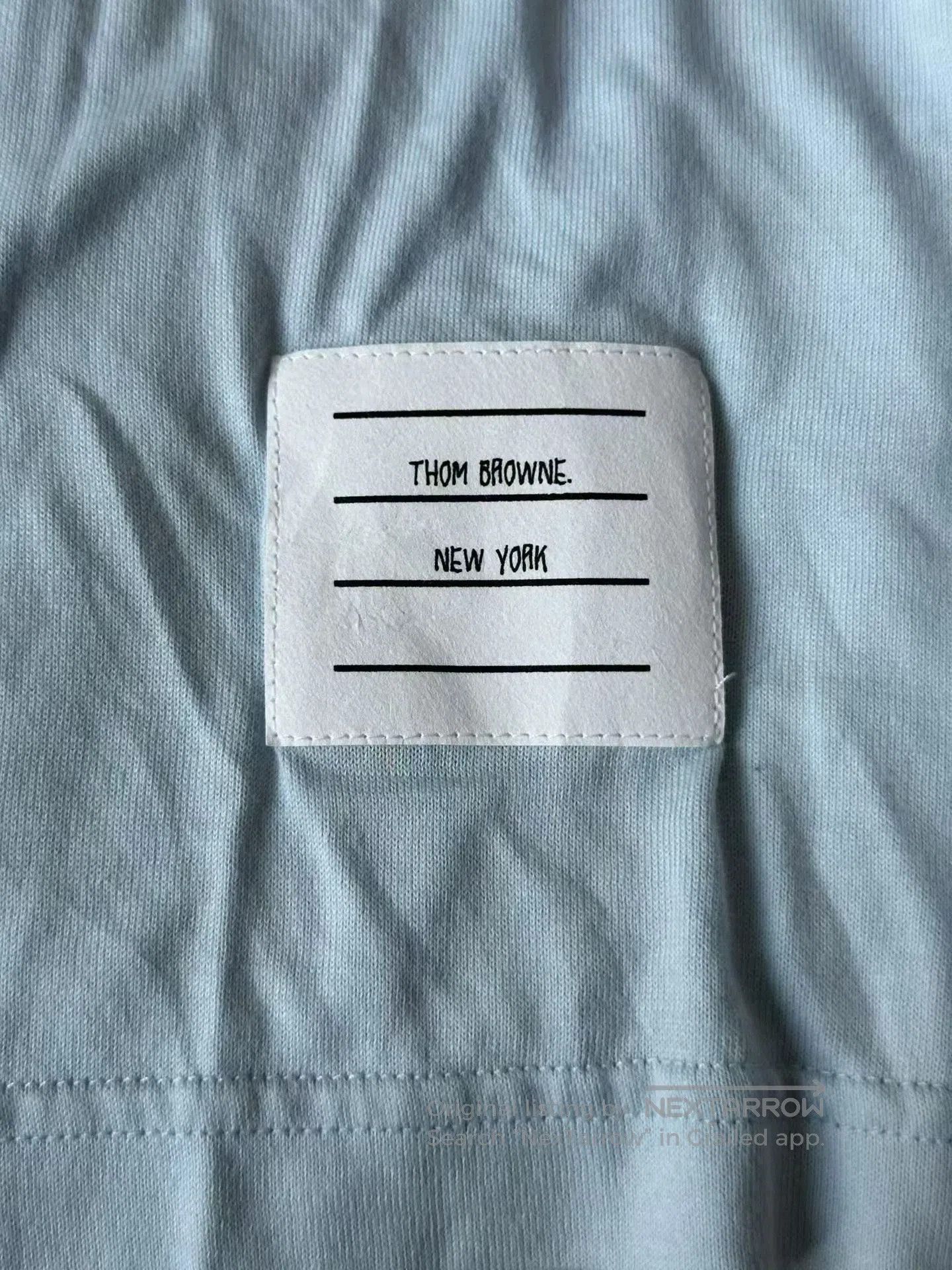 Thom Browne Thom Browne Blue Long-Sleeve Top. Size US M / EU 48-50 / 2 - 4 Thumbnail