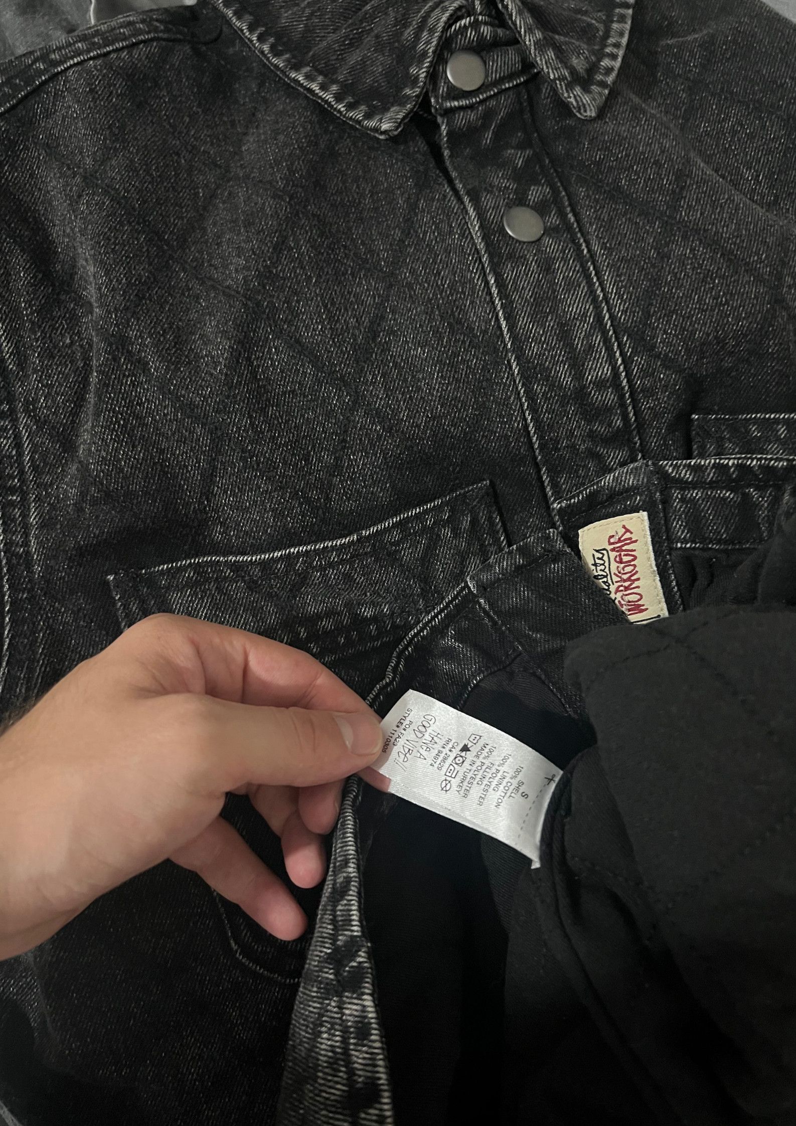 Stussy Stüssy Workgear Quilted Denim Shirt Jacket Size US S / EU 44-46 / 1 - 6 Thumbnail
