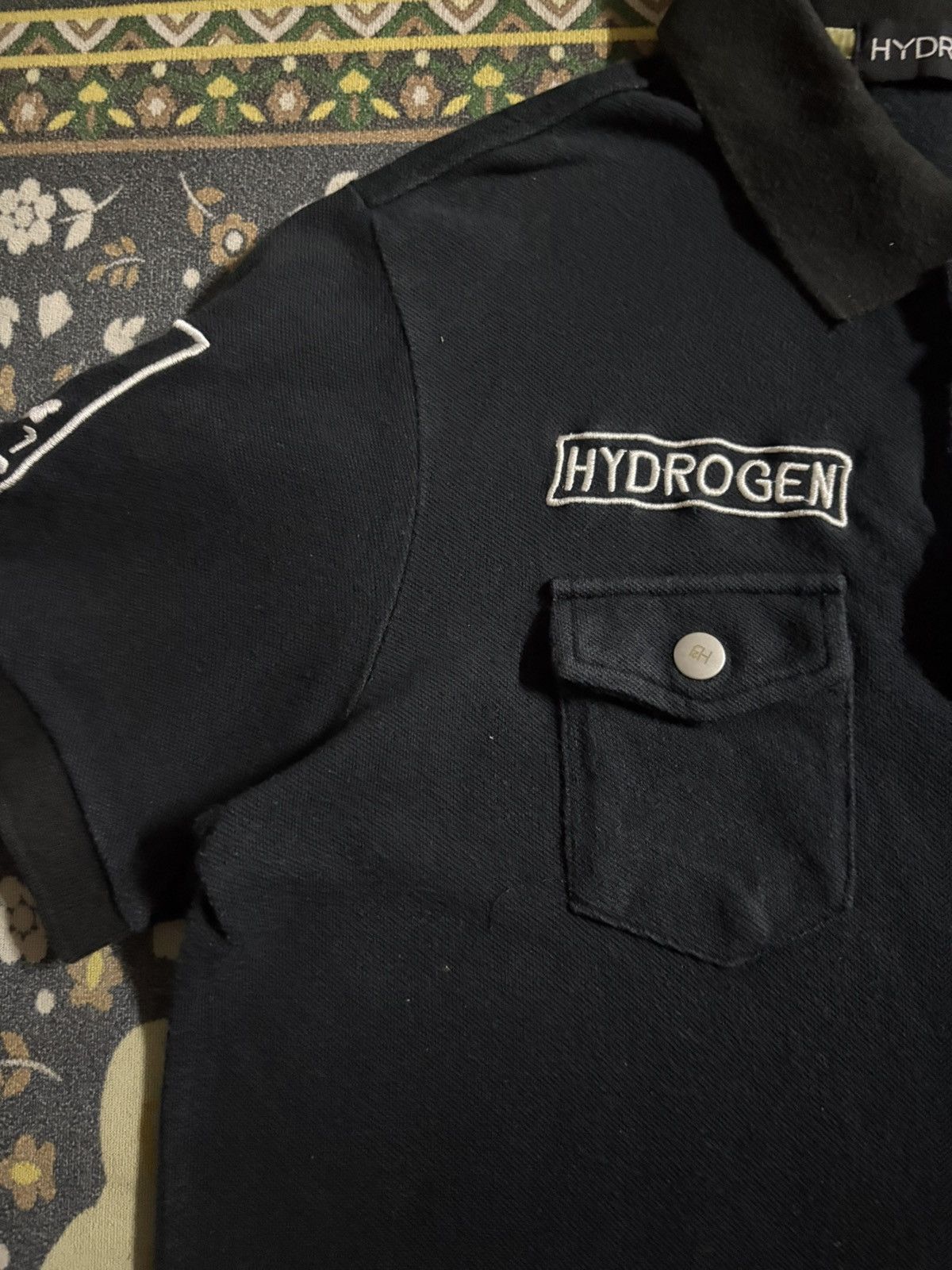 HYDROGEN HYDROGEN ARMY Skull Double Pocket Polo T-Shirt Size US M / EU 48-50 / 2 - 5 Thumbnail