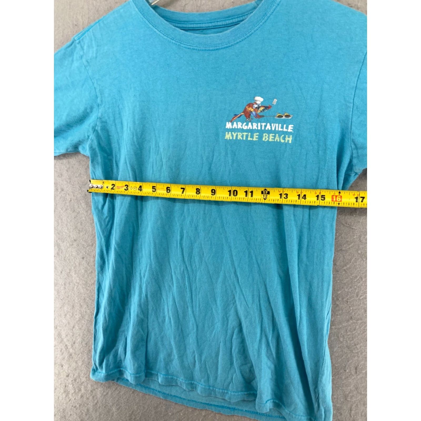 Vintage Margaritaville Mens TShirt Small Blue Myrtle Beach The Chill Grill Shirt Adult Small Blue Margaritaville Beach 80s? Size US S / EU 44-46 / 1 - 3 Thumbnail